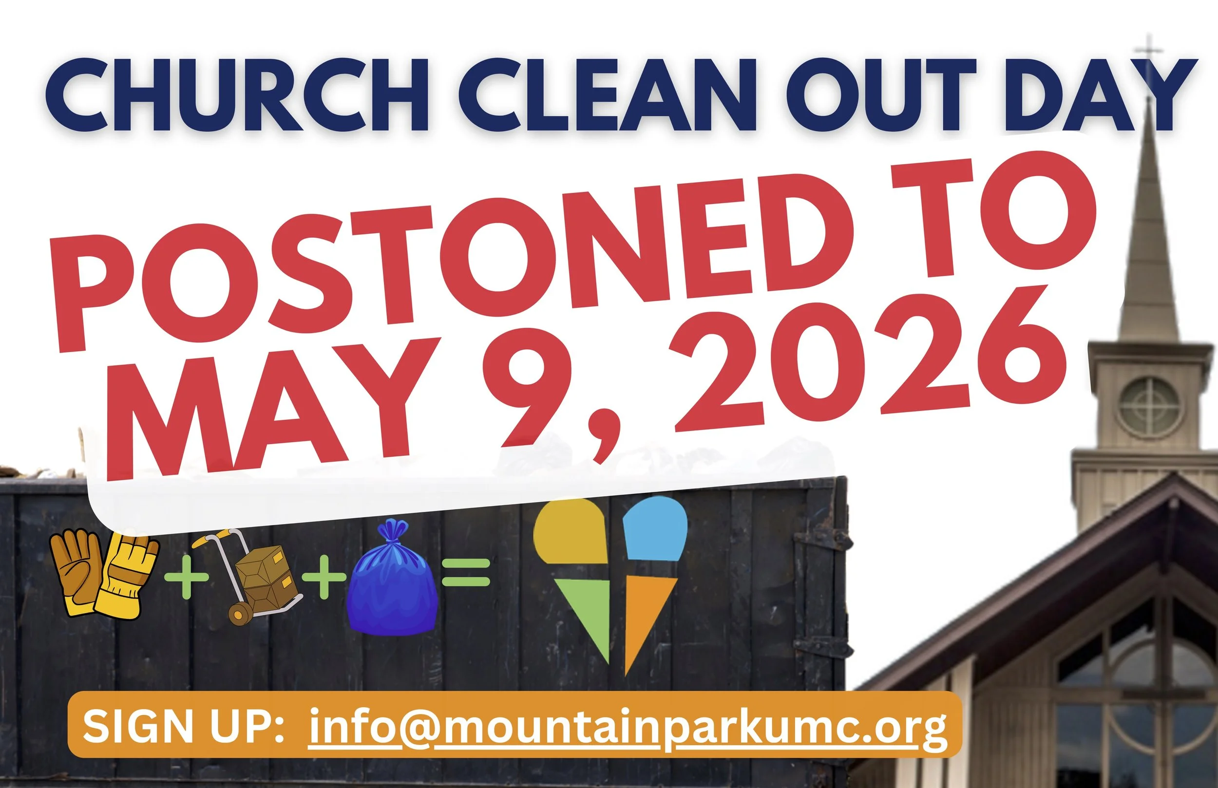 POSTPONED : Church Clean Out Day : POSTPONED