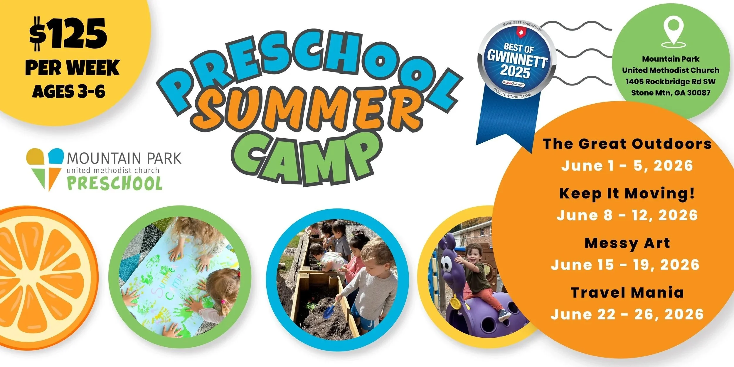 MPUMC Preschool Summer Camp Week 2 (June 8–12, 2026)