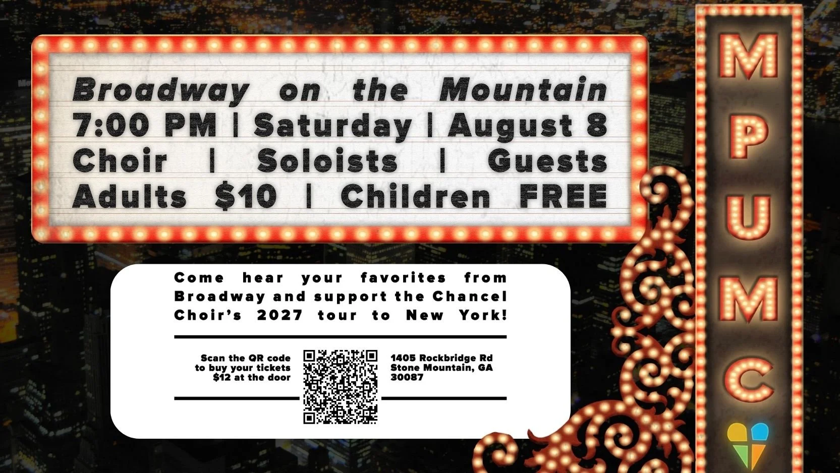 Broadway on the Mountain Fundraiser Concert 🎵🎤