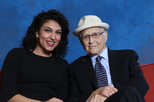 Social Justice Fellow Rachel Sumekh and Norman Lear