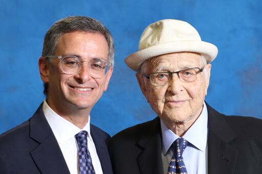 Rabbi Ken Chasen and Norman Lear