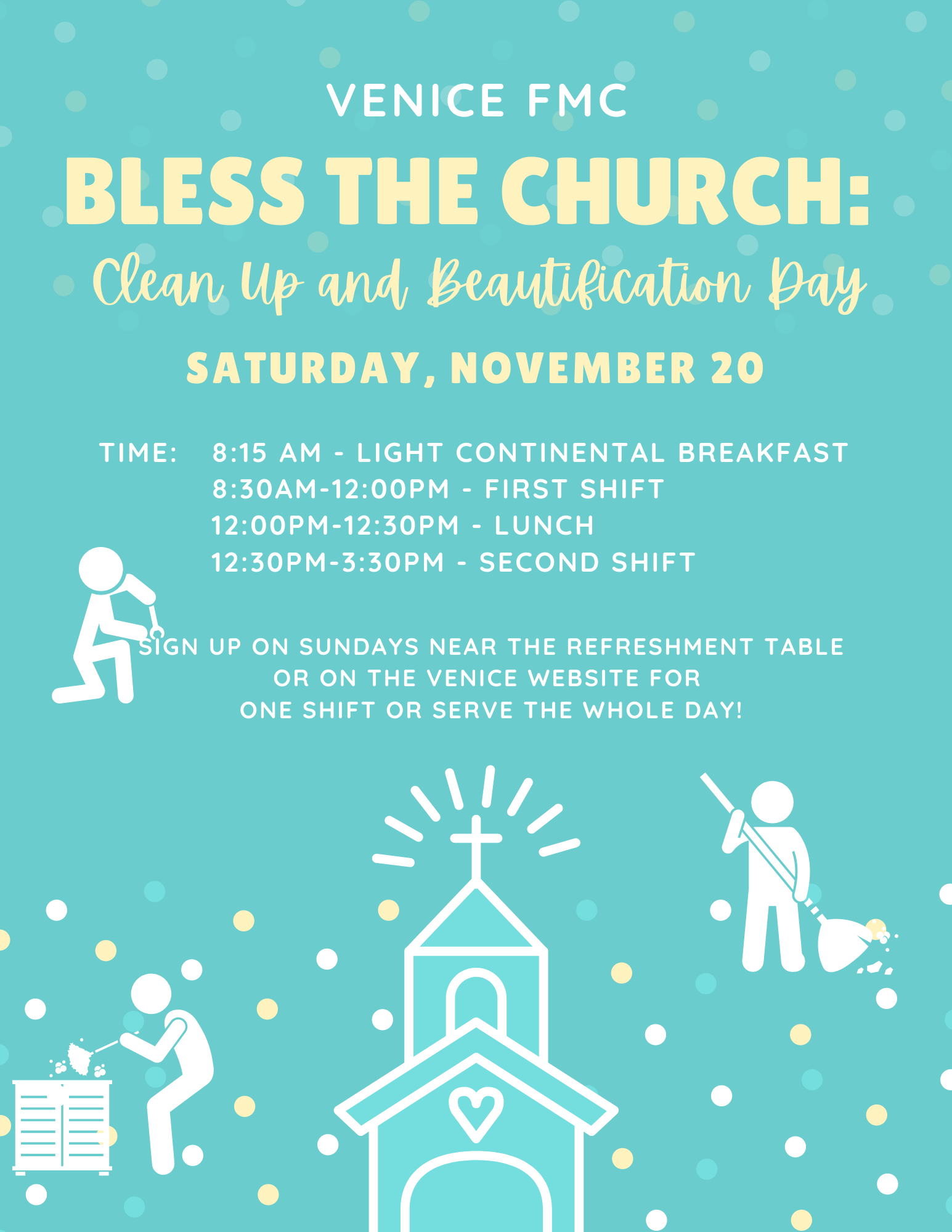 Bless the Church: Clean Up and Beautification Day