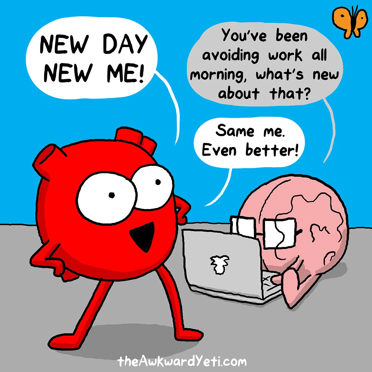 Positive Thinking post 4 of 5 -- Newton's First Law 