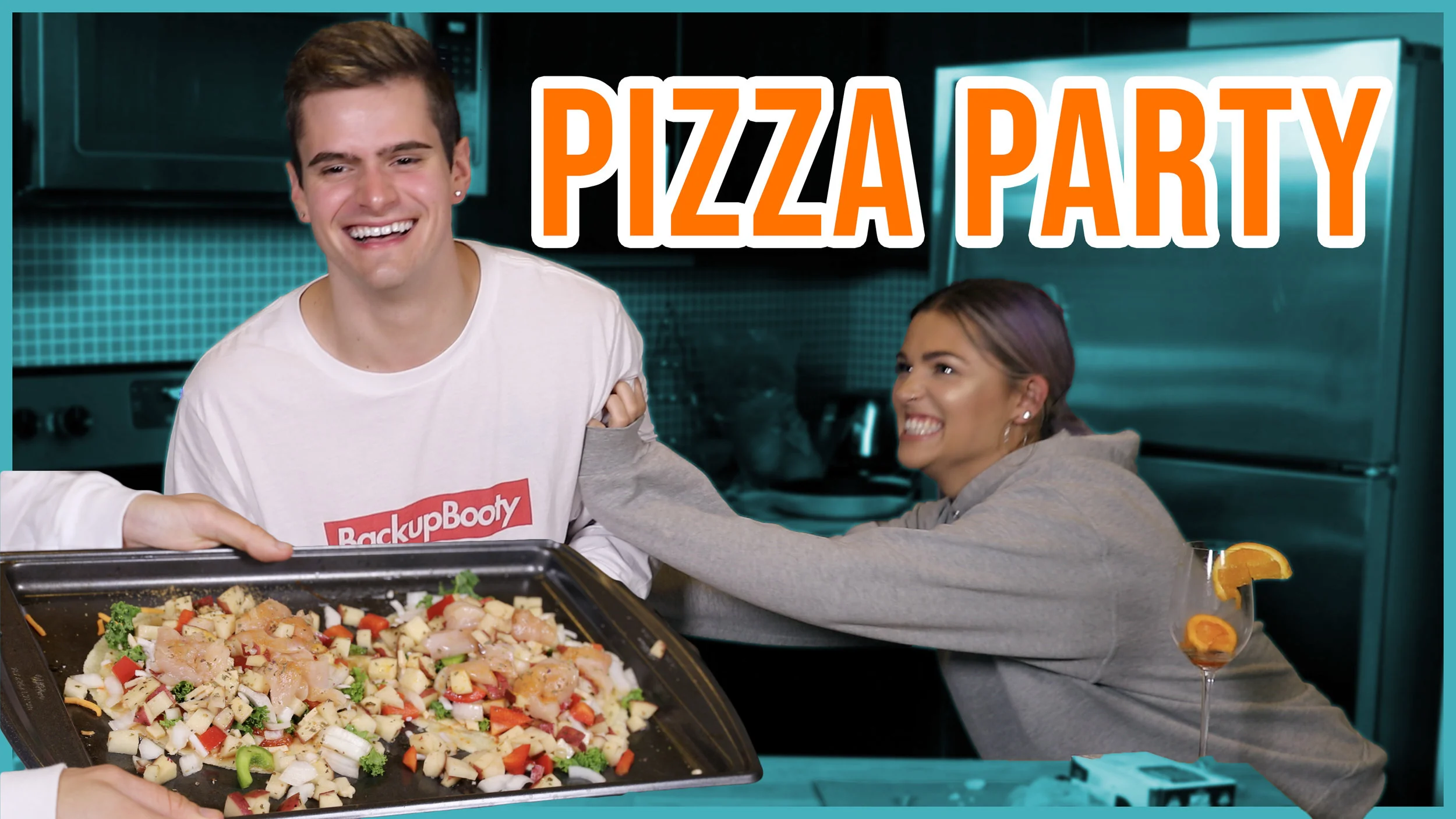 Pizza Party | Cooking in the Kitchen with Caleb