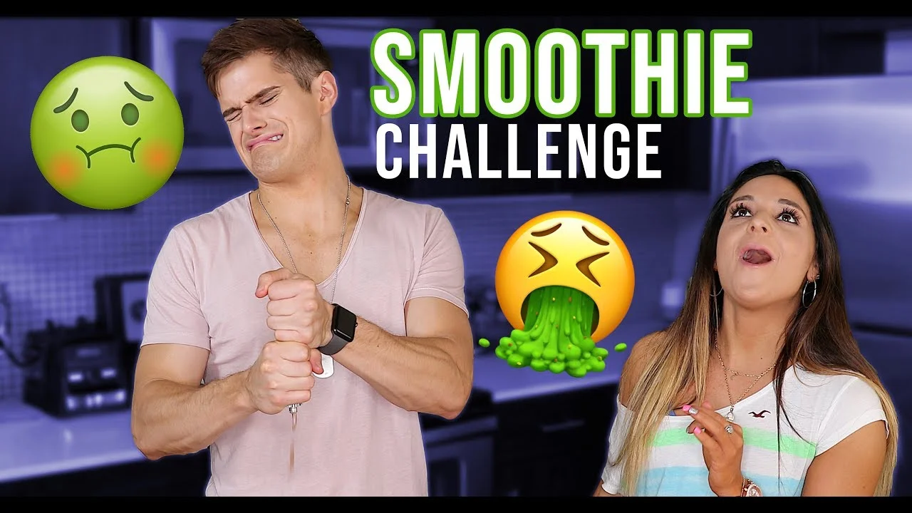 SMOOTHIE CHALLENGE WITH MY SISTER