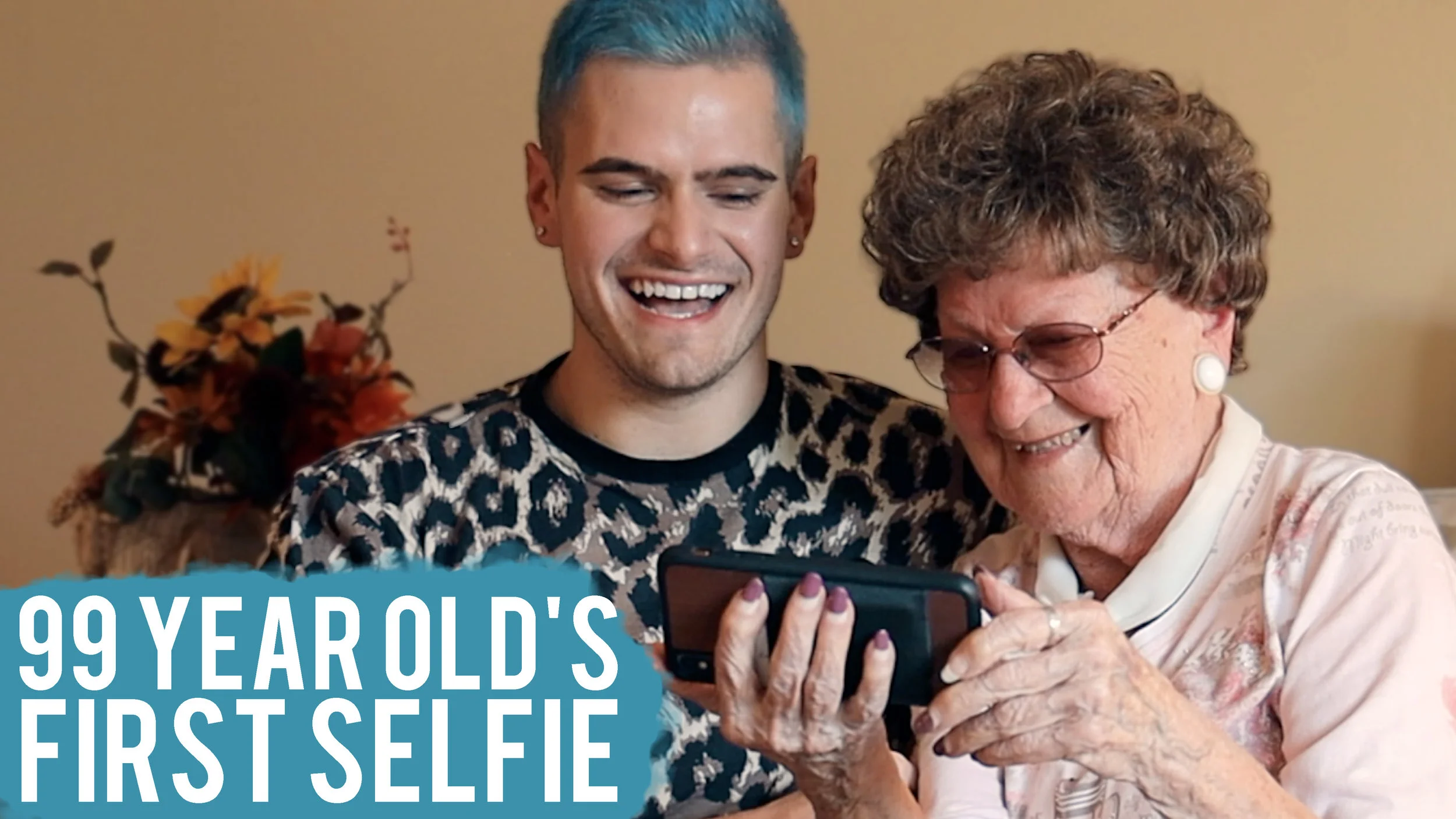 99 Year Old's First Selfie