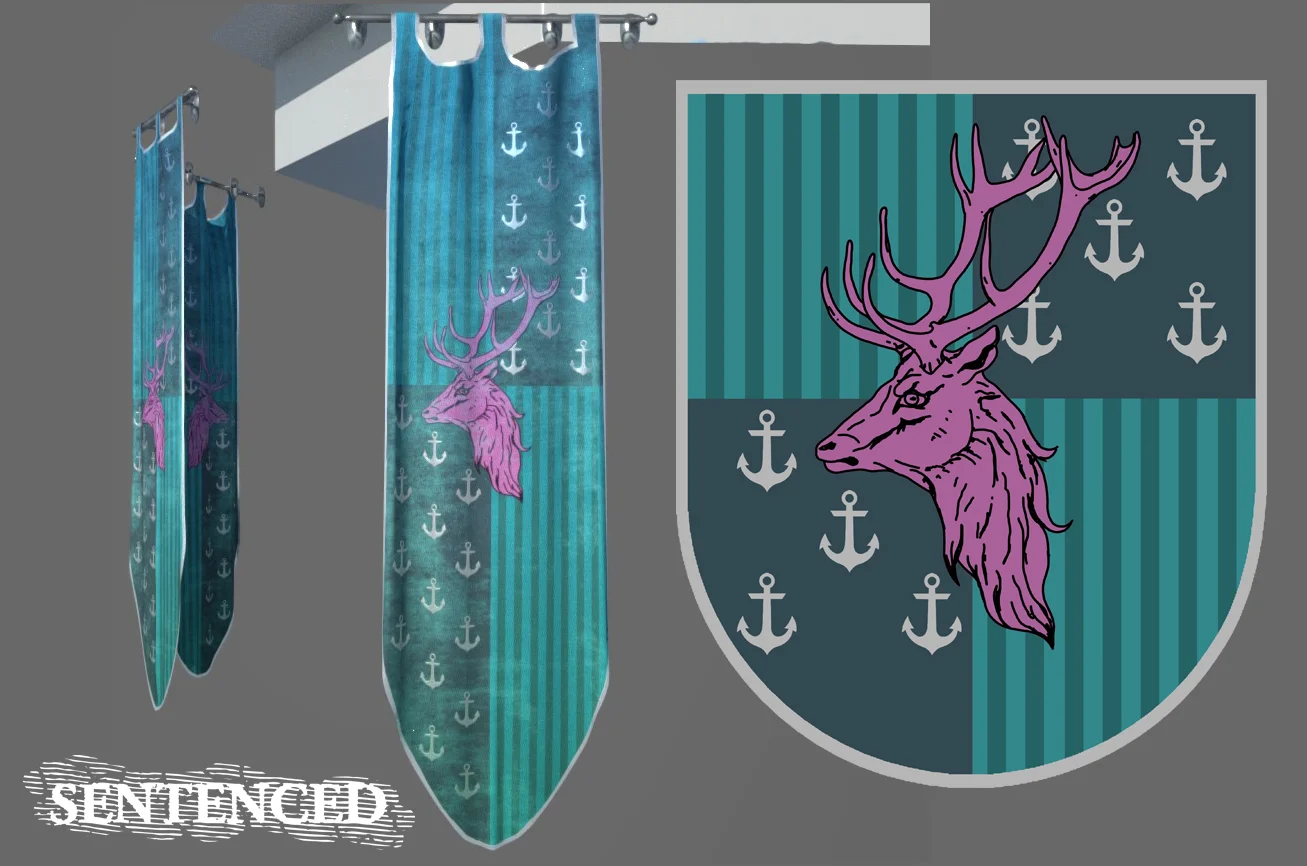 Heraldry for the Port city of Sentenced.