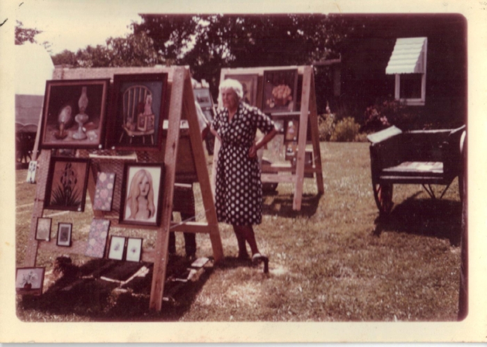 Image from MAG's first art exhibit @ The Hitching Post in Aurora, KY1968