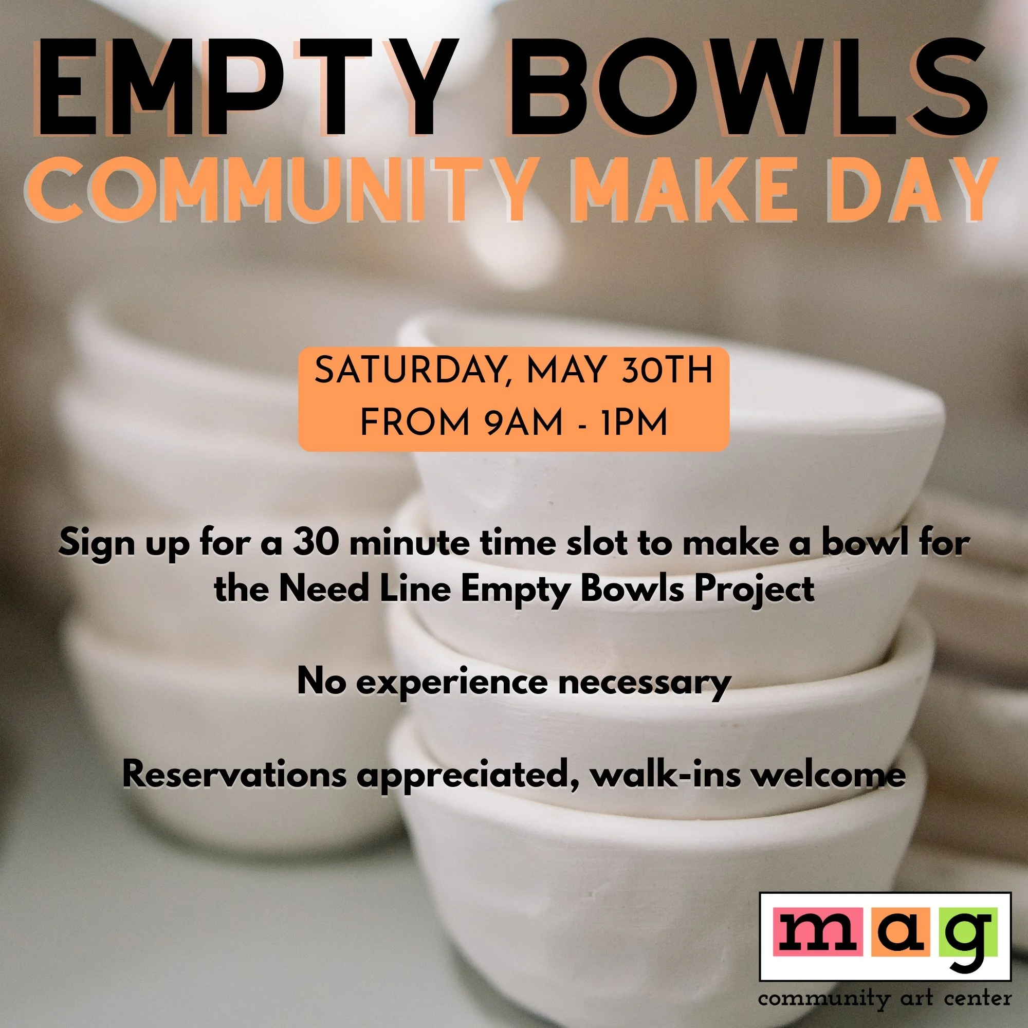 Empty Bowls Community Make Day