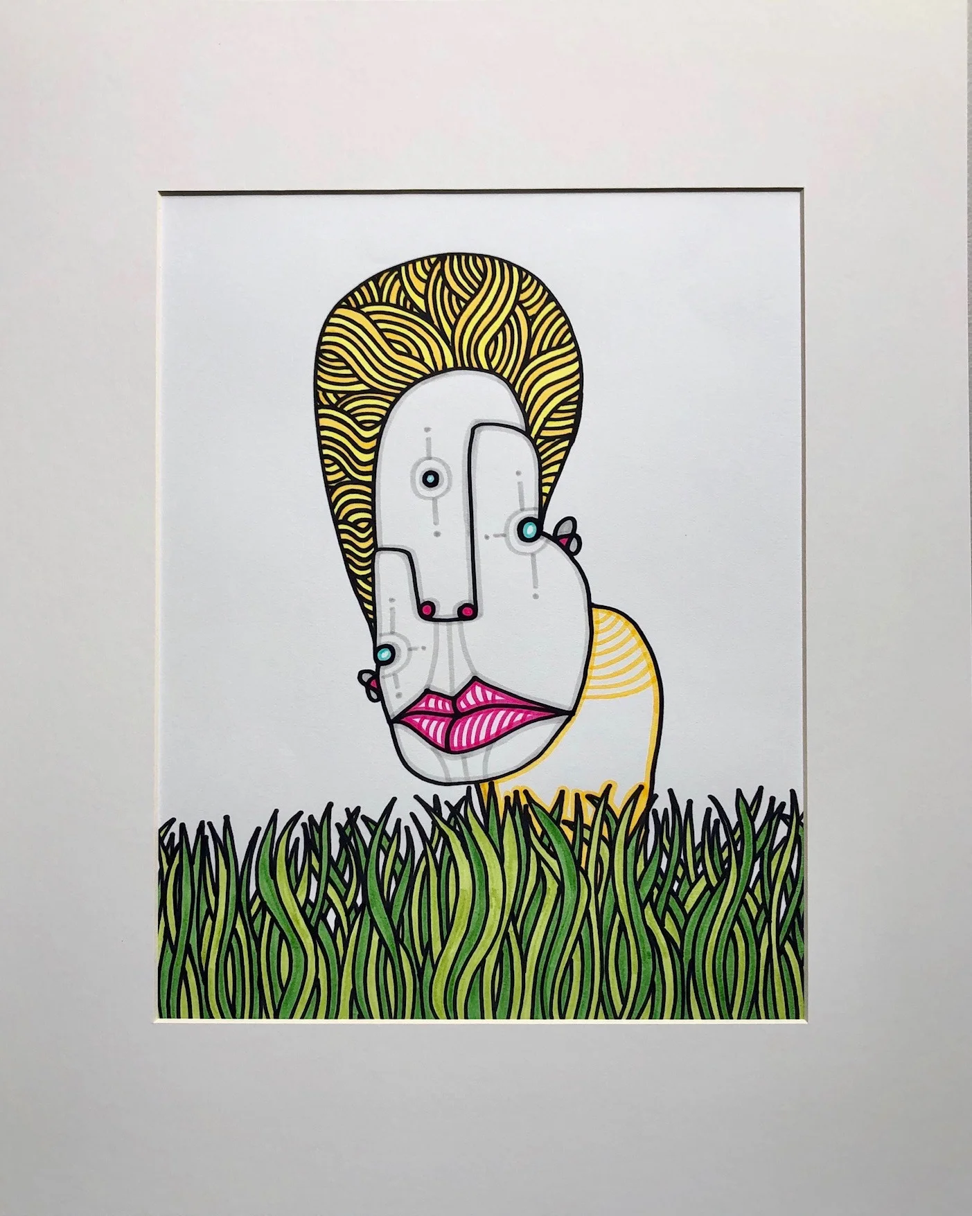 Standing in the tall grass thinking nothing