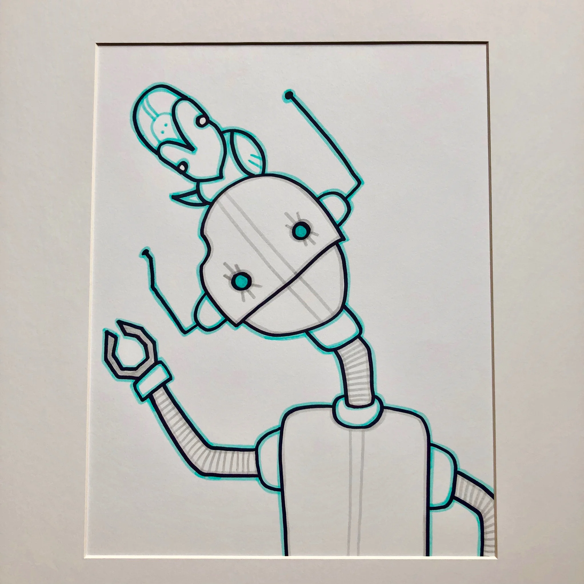 the bird and the tired old robot