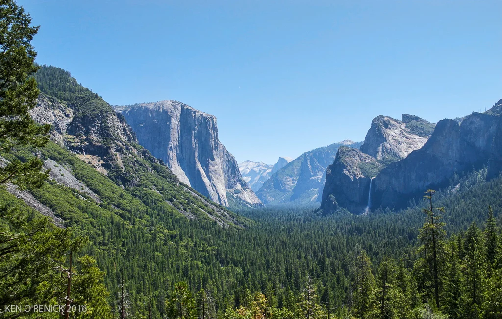 YOSEMITE EL CAPITAN TO HALF DOME
