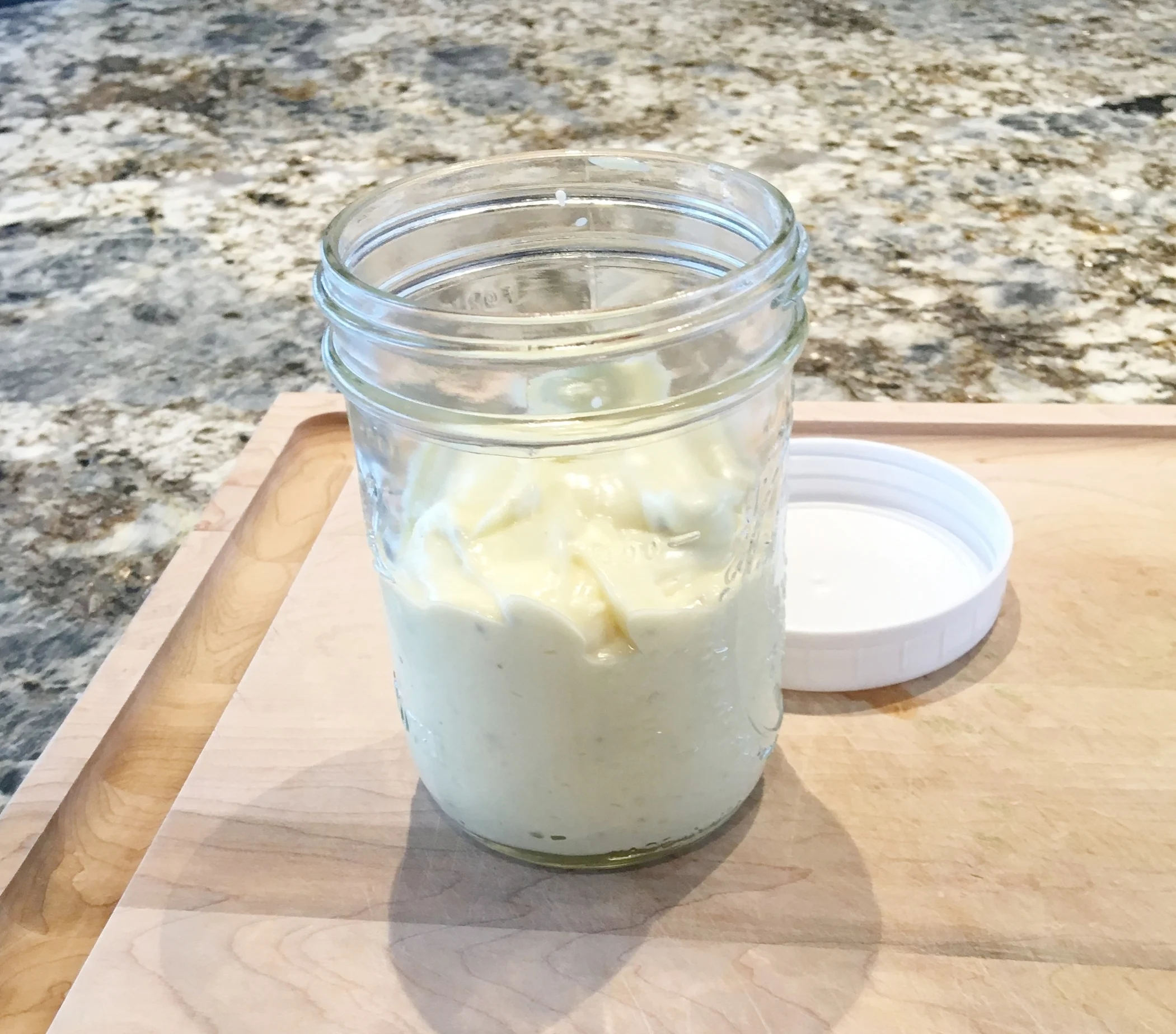 Notice the lighter colour here. This is because I used light olive oil and not avocado oil.