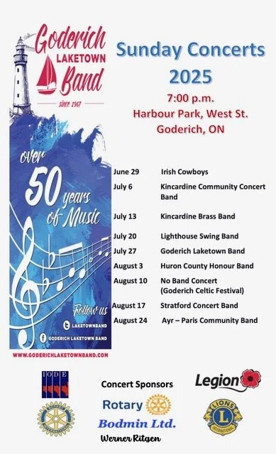 Kincardine Community Band - Sunday Concert Series in Harbour Park 