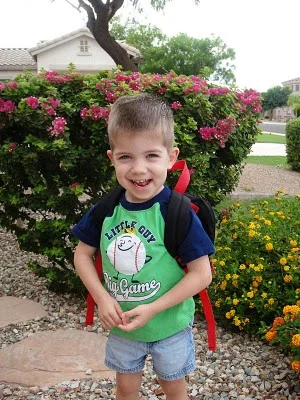 First Day of Pre-Shcool & the Slice