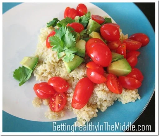 Day 7–Wednesday 6/27/2012 –Tomato Avocado Quinoa Salad