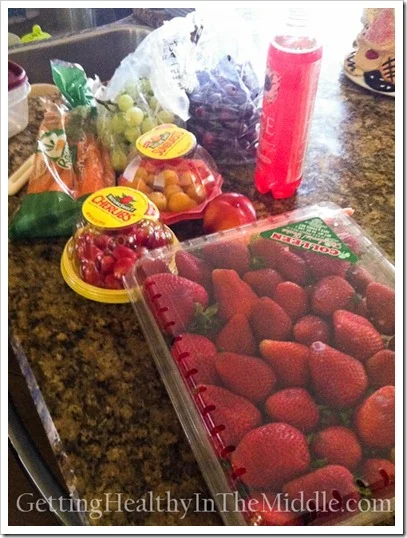 Tuesday 7/3/2012-Packing Lunch and Early Week 2 Weigh In Day