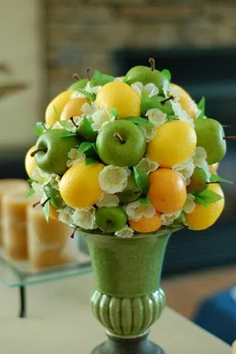 Wednesday Home Decor Share - Fruit Topiary and 2 new Layouts