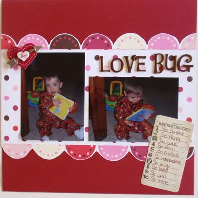 Color Me Daisy February Layouts