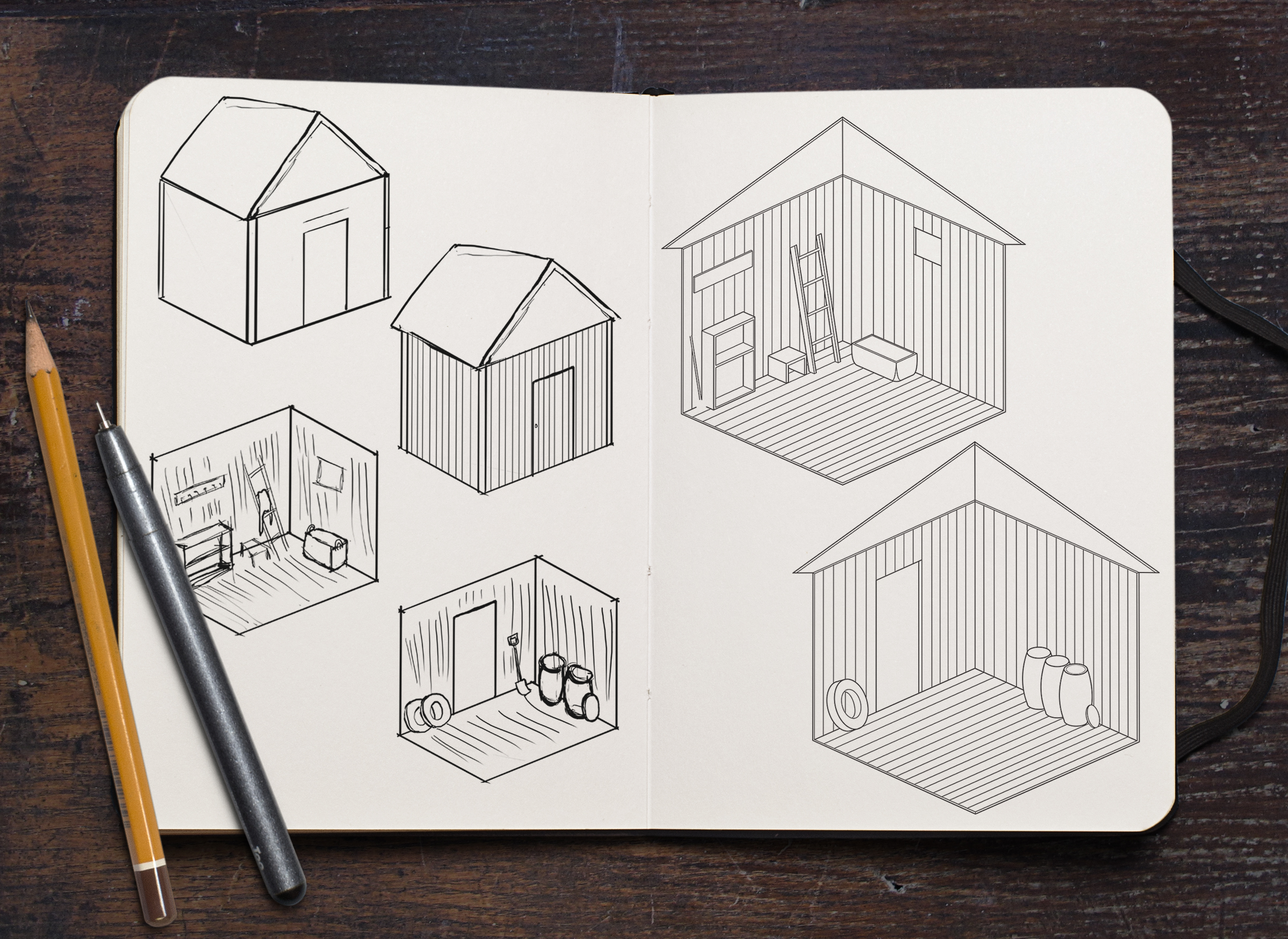 Small barn - ideation & clean up