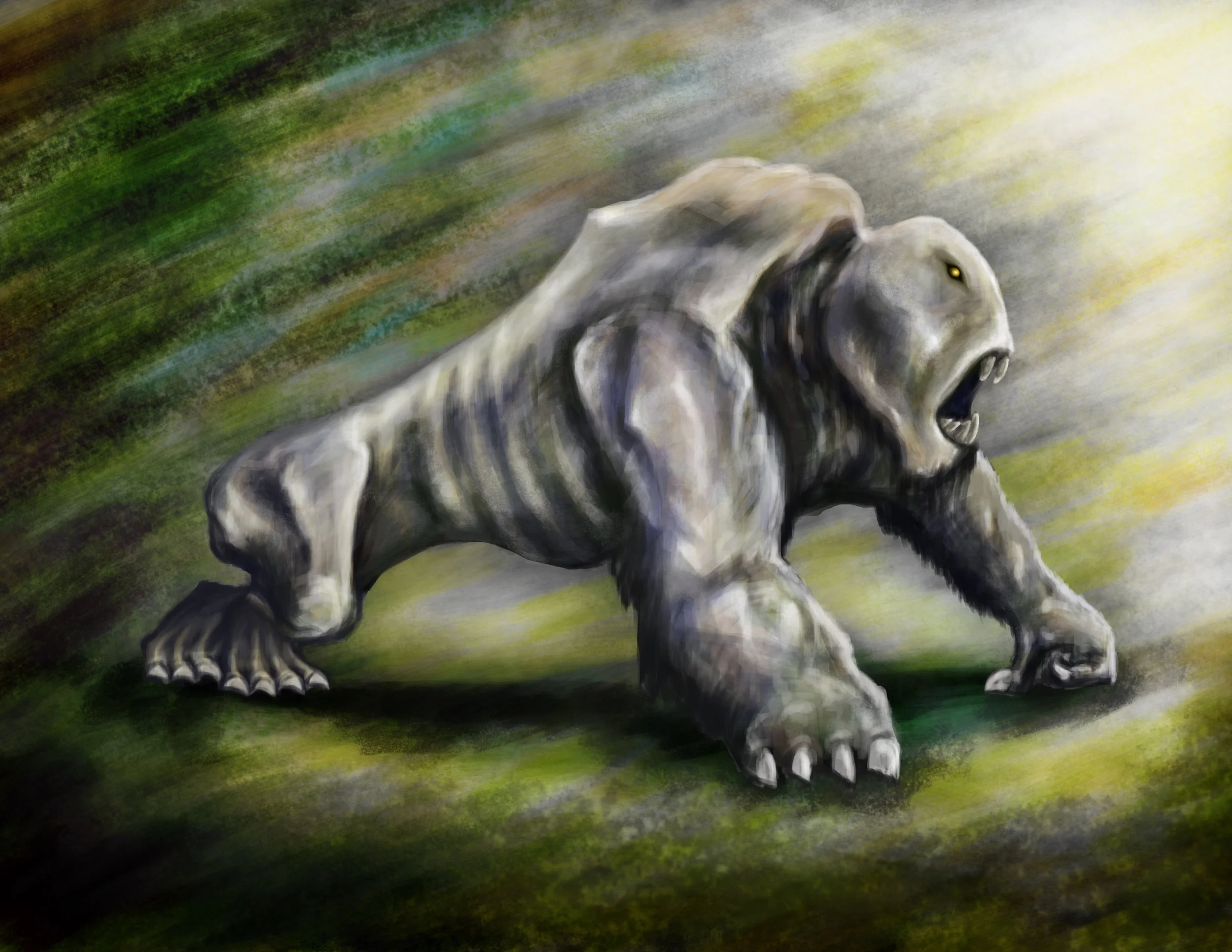 Jungle hybrid creature - winter woods variation