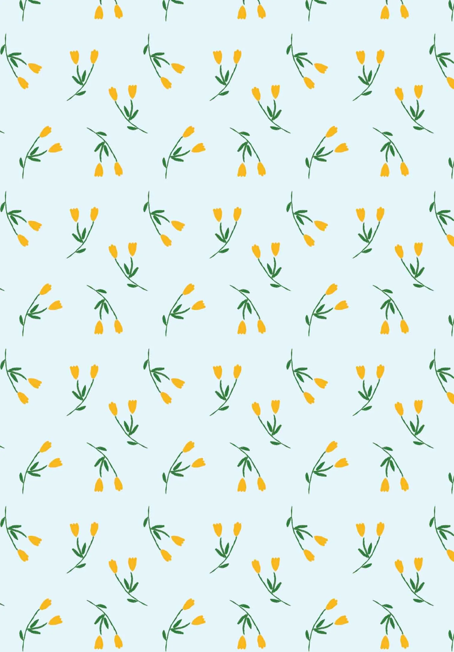 blue and yellow floral surface pattern design-01.jpg