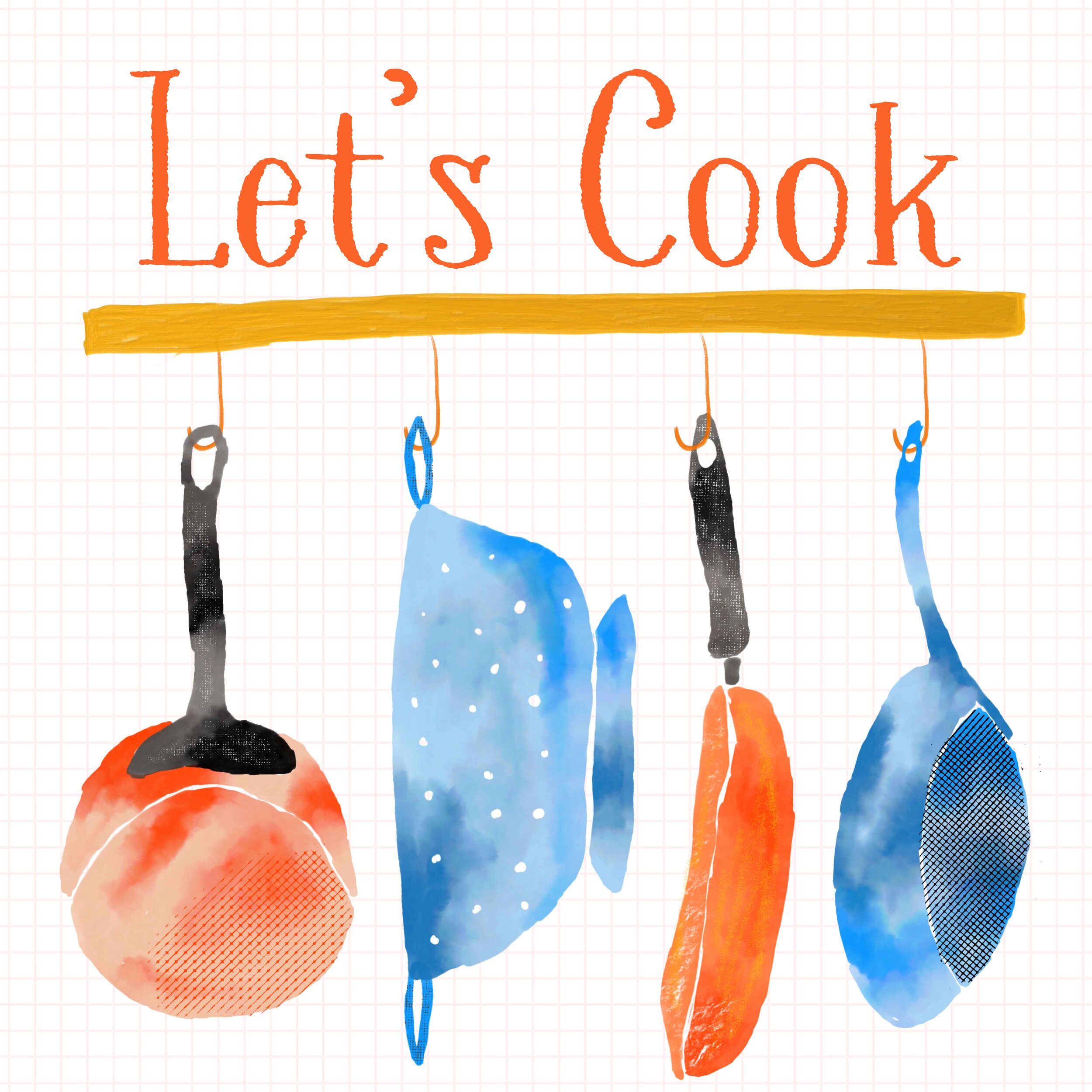 let's cook pots and pans wall art illustration-01.jpg
