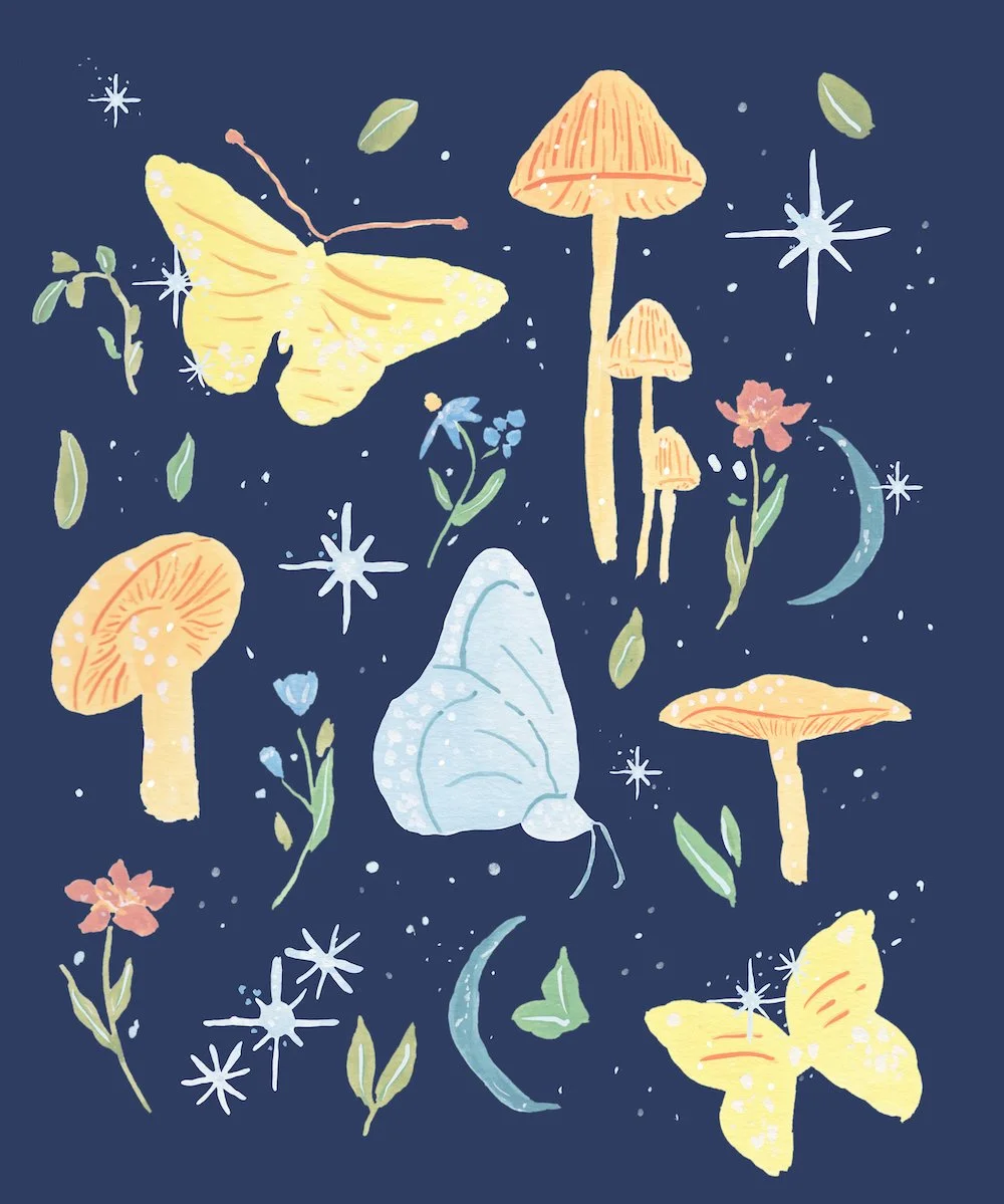 inez jestine ethereal mushrooms and butterflies illustration.jpg
