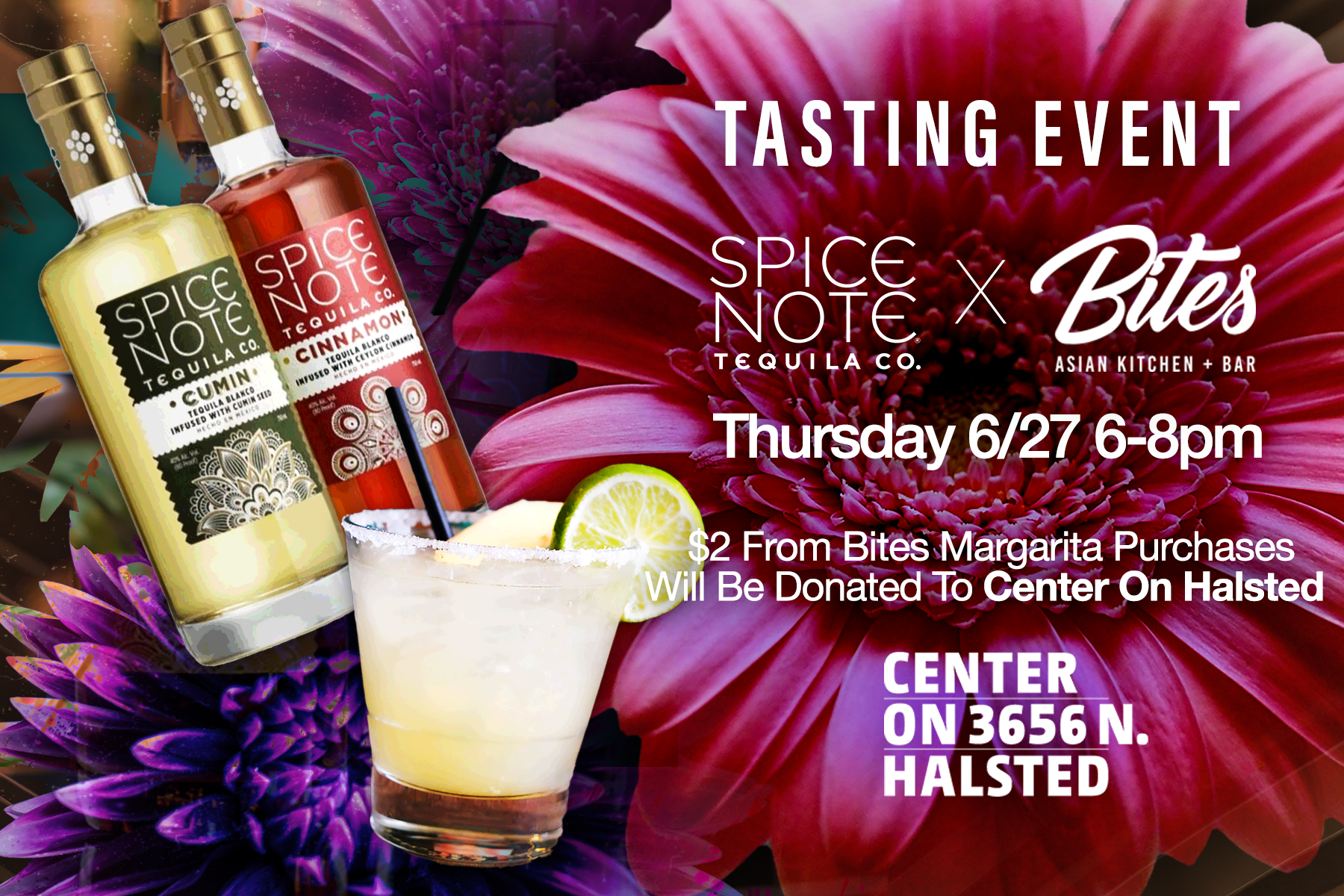 Tasting Event W/ Spice Note Tequila 6/27/24 6-8pm