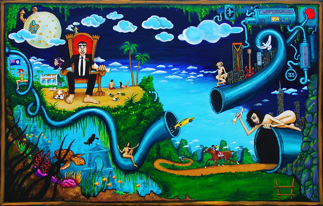 "Legendary" 48" x 72" acrylic on canvas