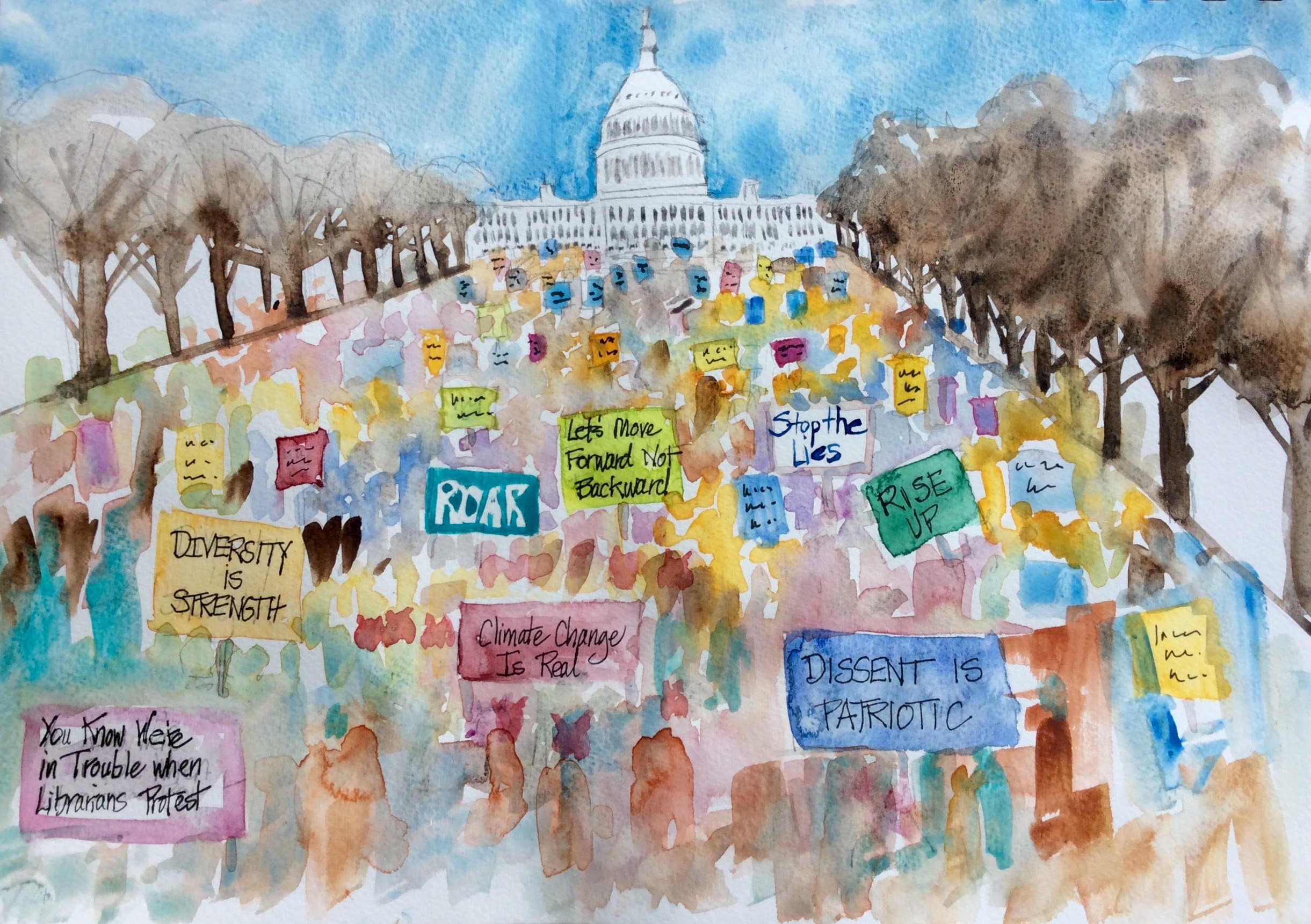 watercolor by Lynn Holbein, 2017, www.lynnholbein.com