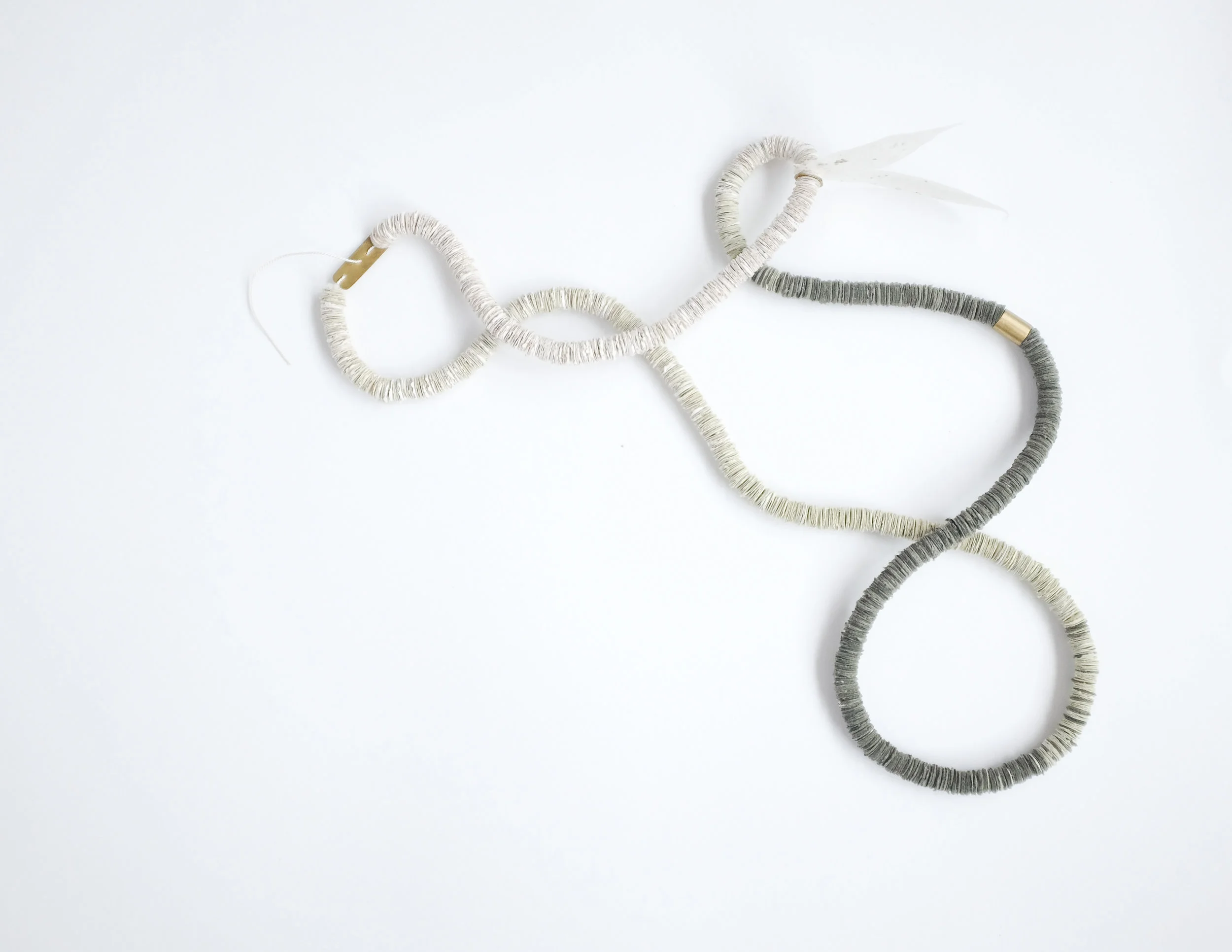 Disc Necklace - Vine