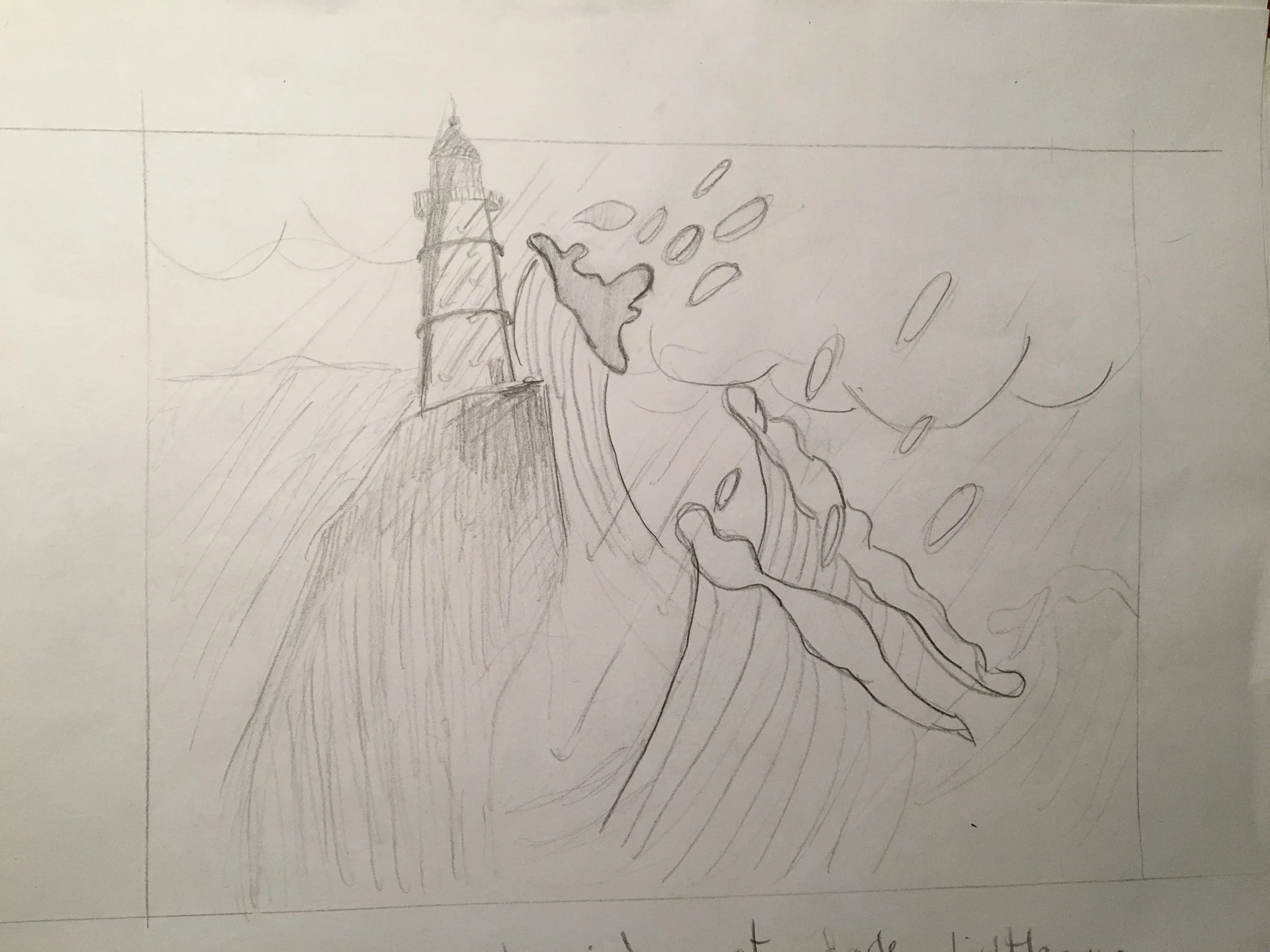 Lighthouse Storyboard, Graphite