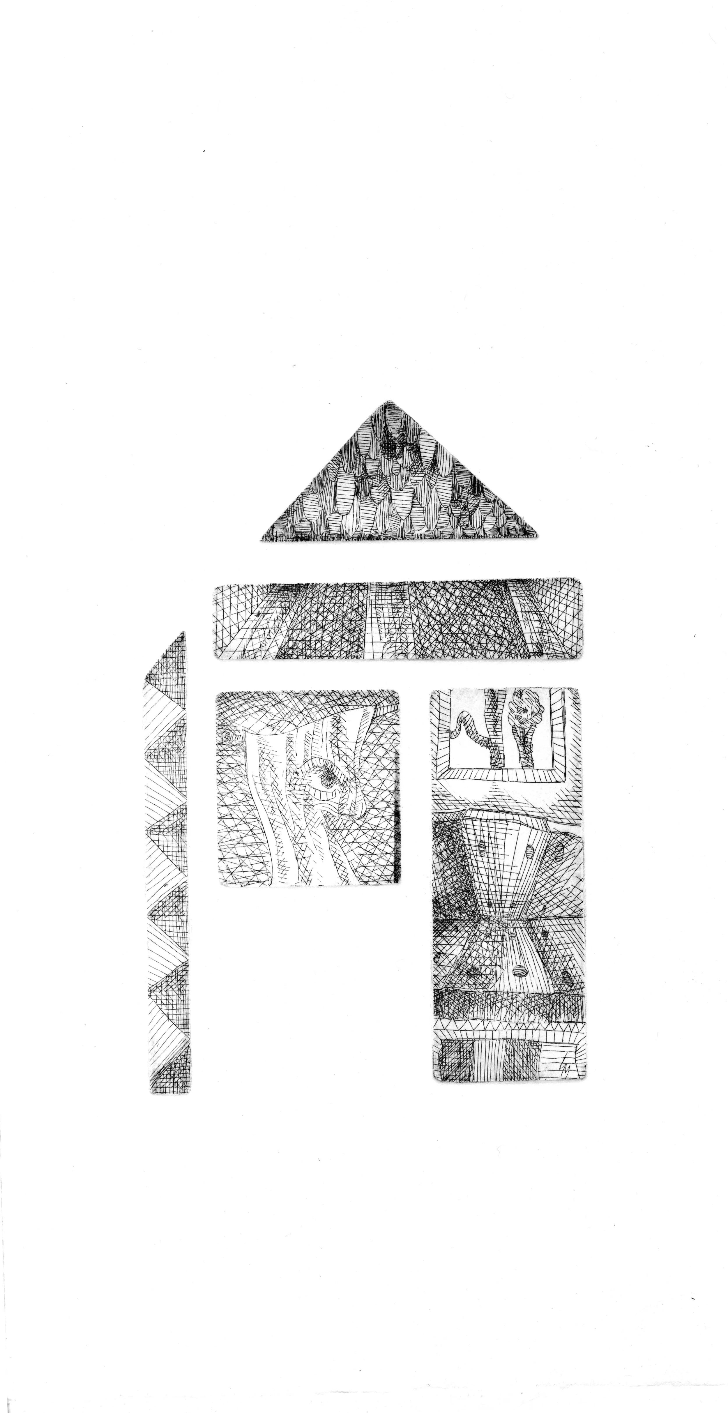 Sutured Structure, Etching