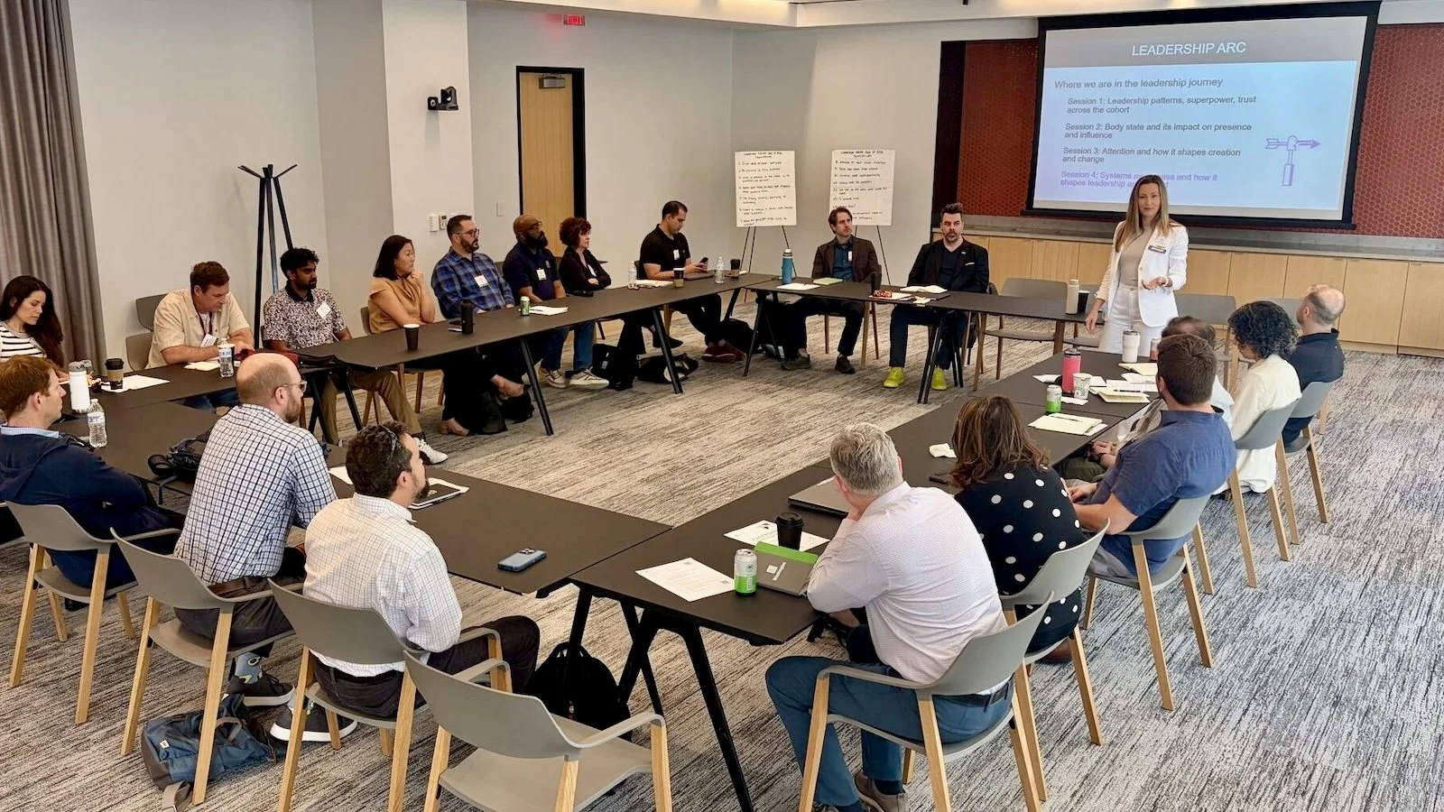 Jill Barrett facilitating a leadership development session for Urban Land Institute Washington