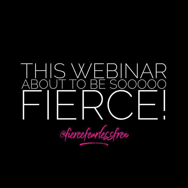It&rsquo;s the first day of registration and next weeks webinar is almost filled to capacity! A-MA-ZING 💗