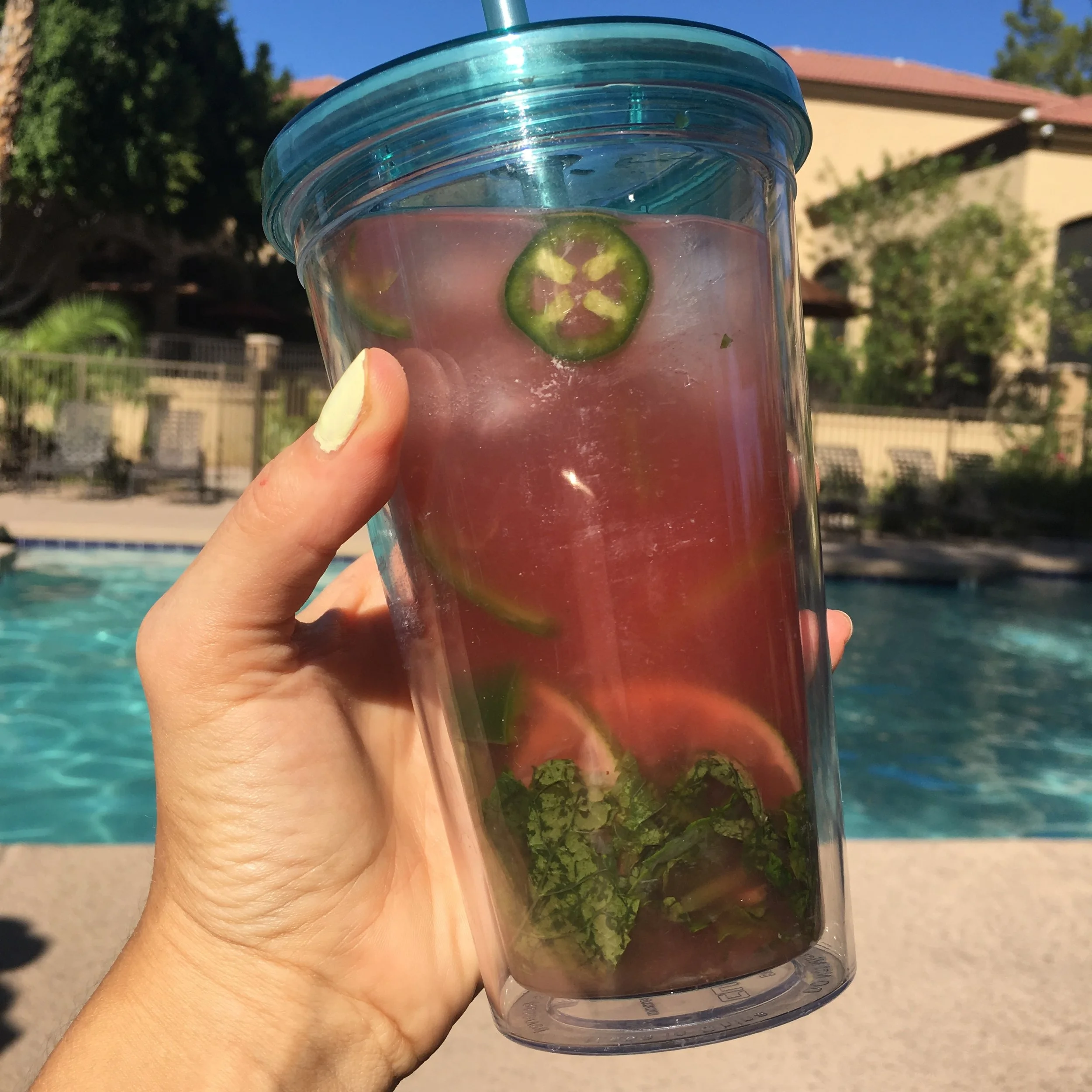 Pineapple Hibiscus Cocktail