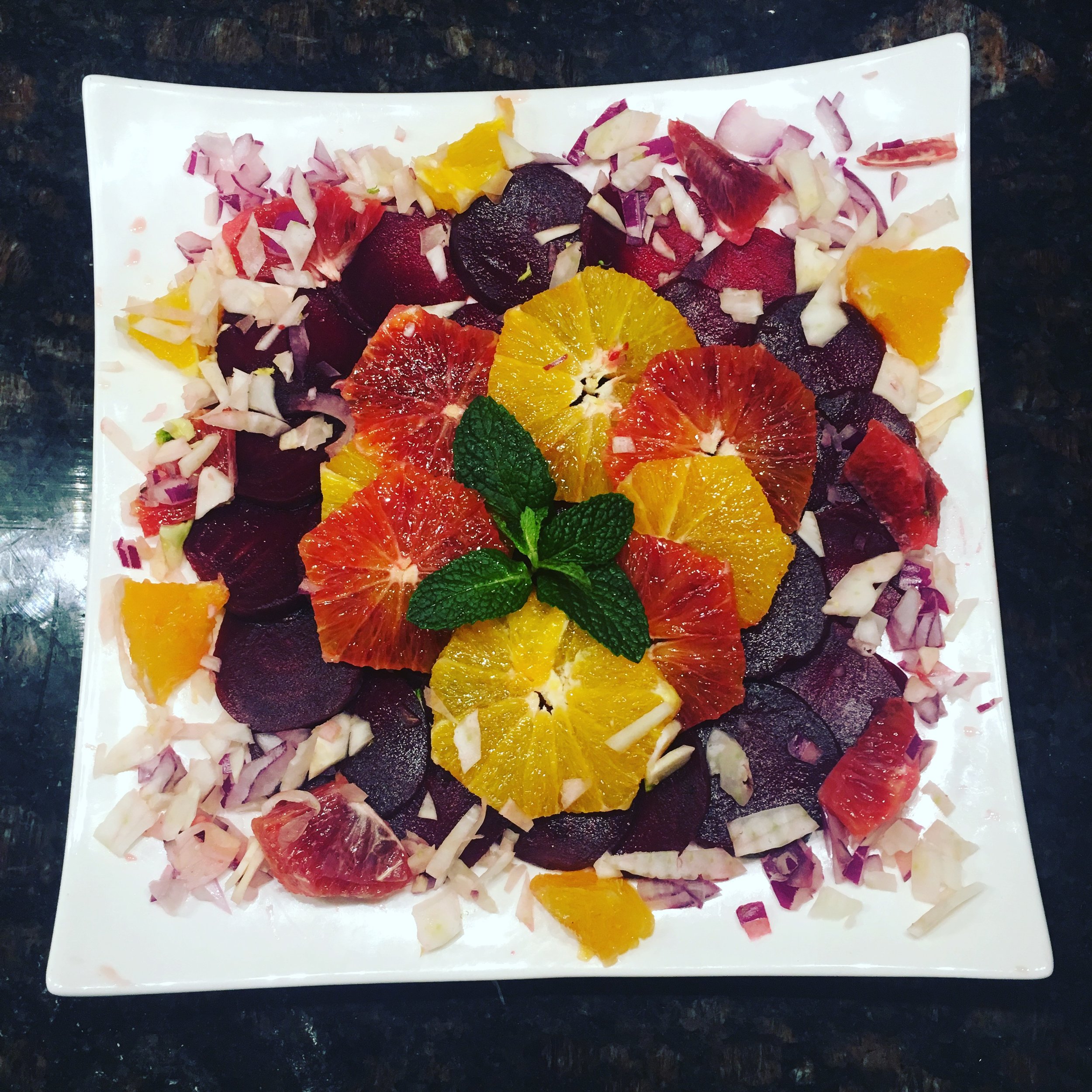 Blood Orange, Fennel, and Beet Salad