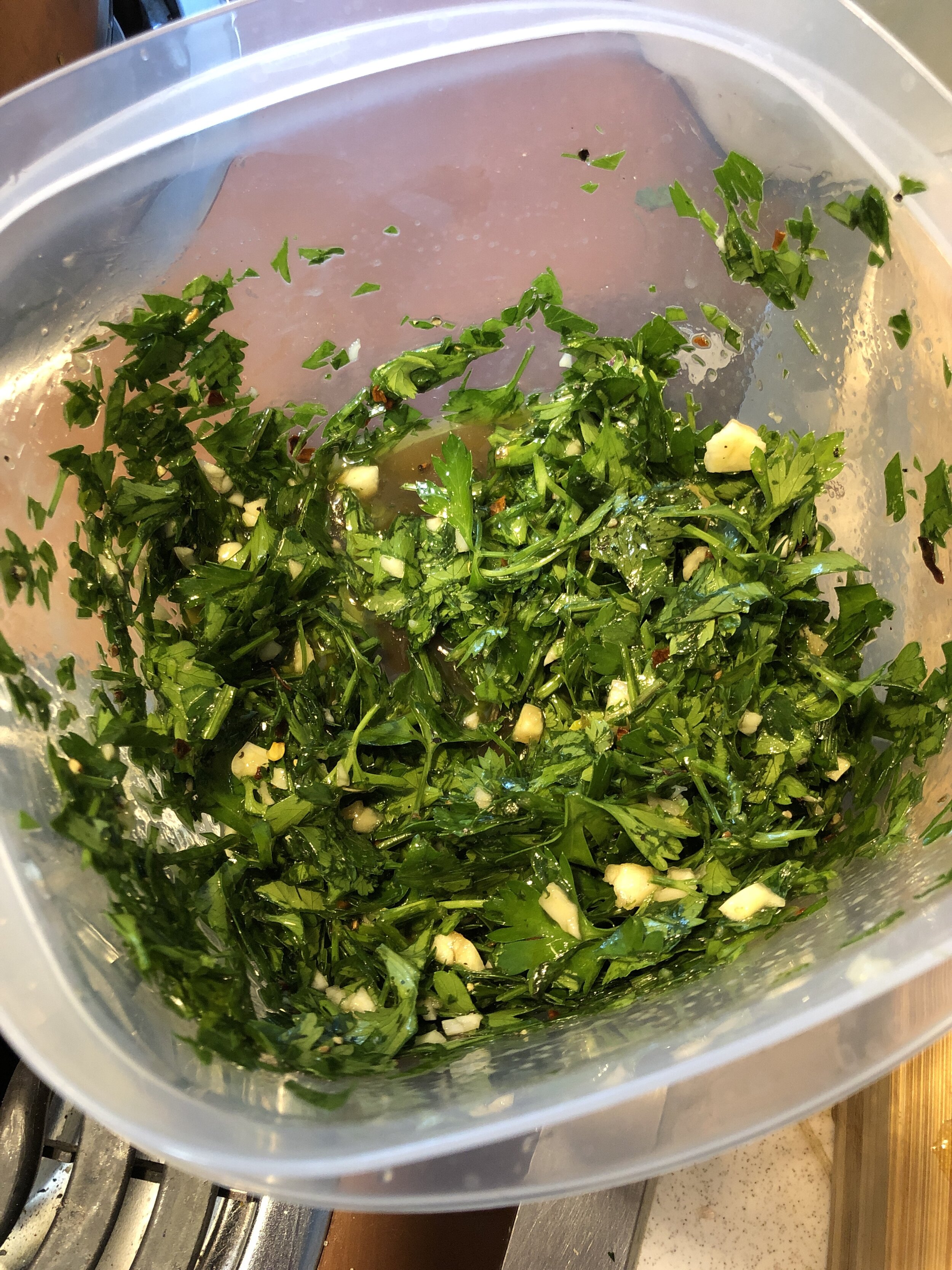 Ian's Bomb Garden Chimichurri Sauce