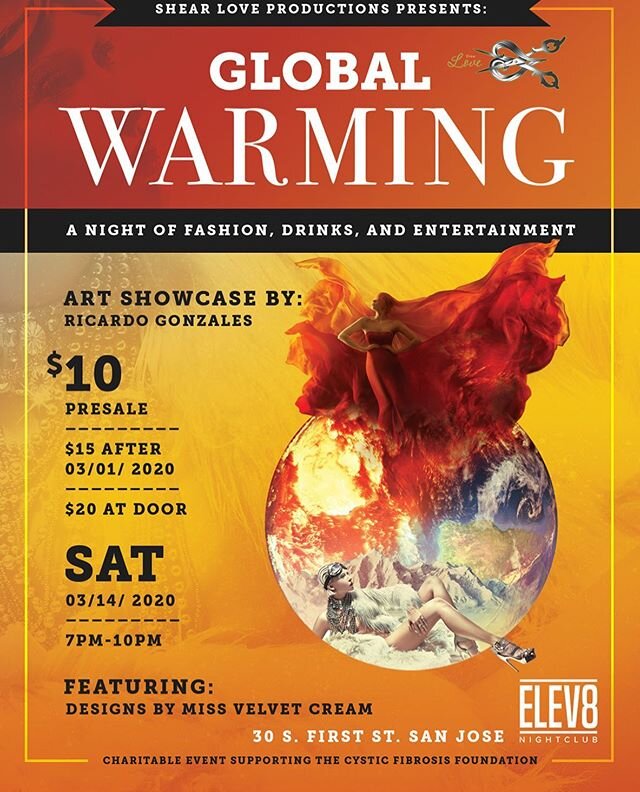 Don&rsquo;t miss this event!  March 14th @elev8sj . We will have an art exhibition, cocktail specials, a dance performance, runway show, raffles, a dj, and much more! .

@elev8sj #elev8nightclub
@missvelvetcream #missvelvetcream #daopowindustries @sh