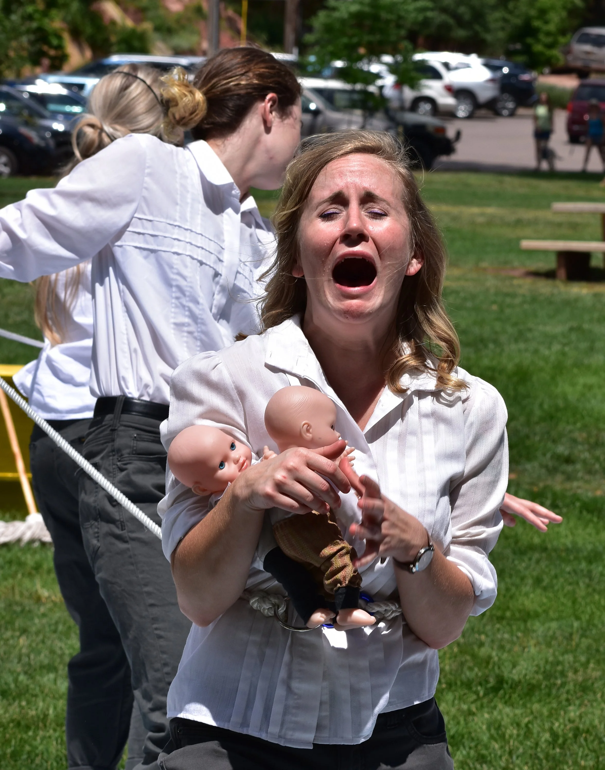 PPB-Shakespeare Anna Faye w babies.JPG