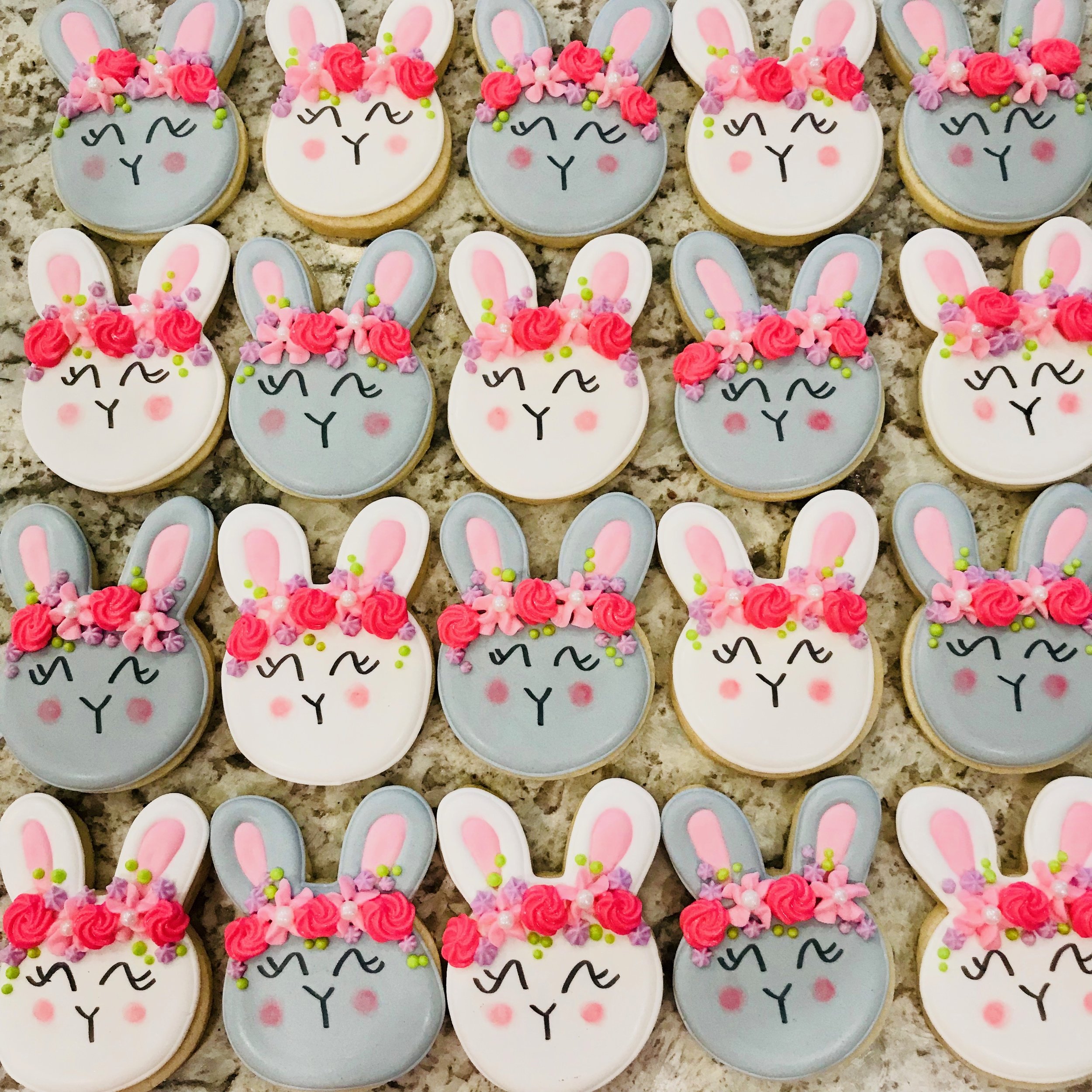 cute bunny cookies