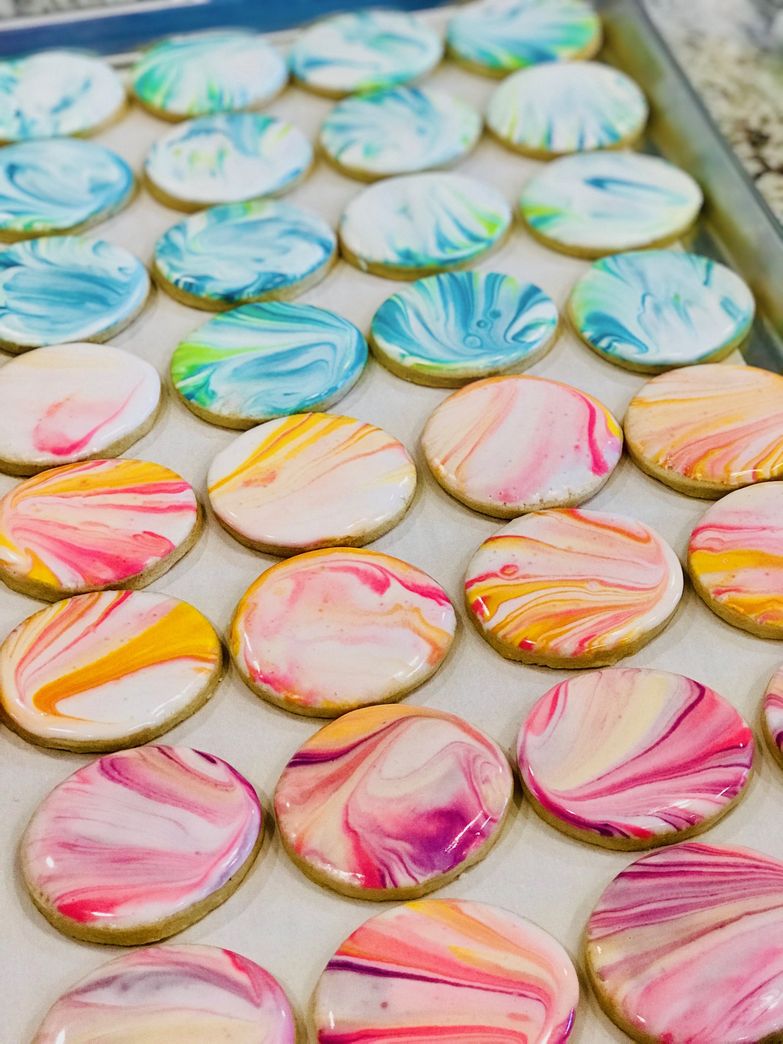 watercolor cookies