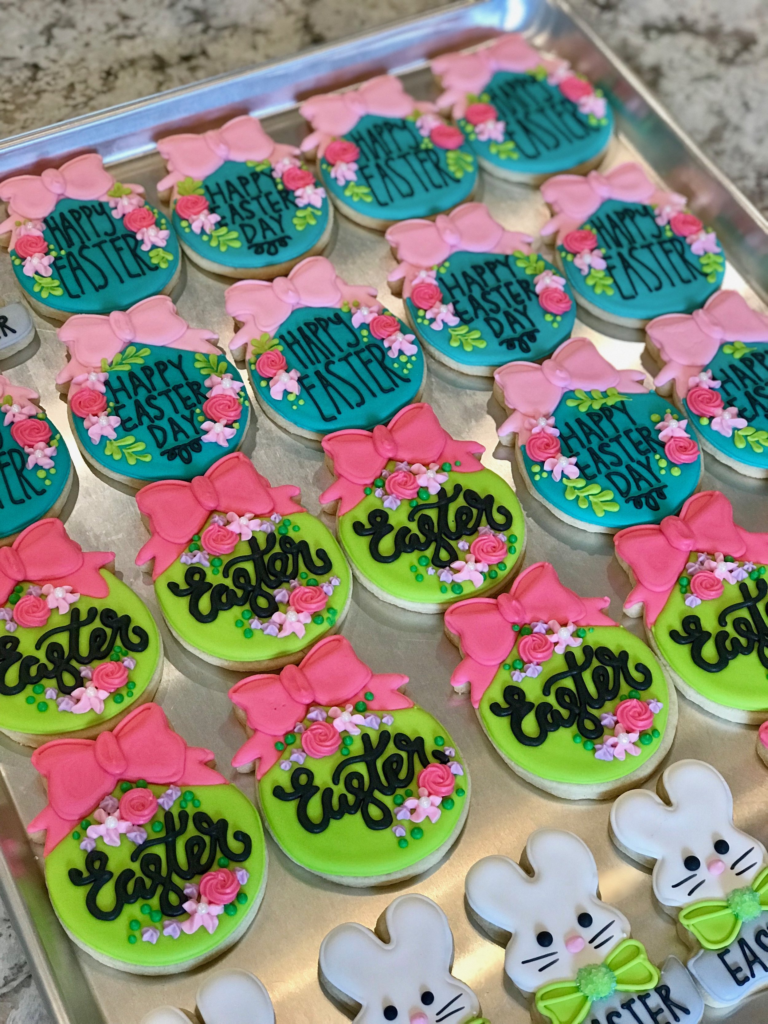 super fancy easter cookies