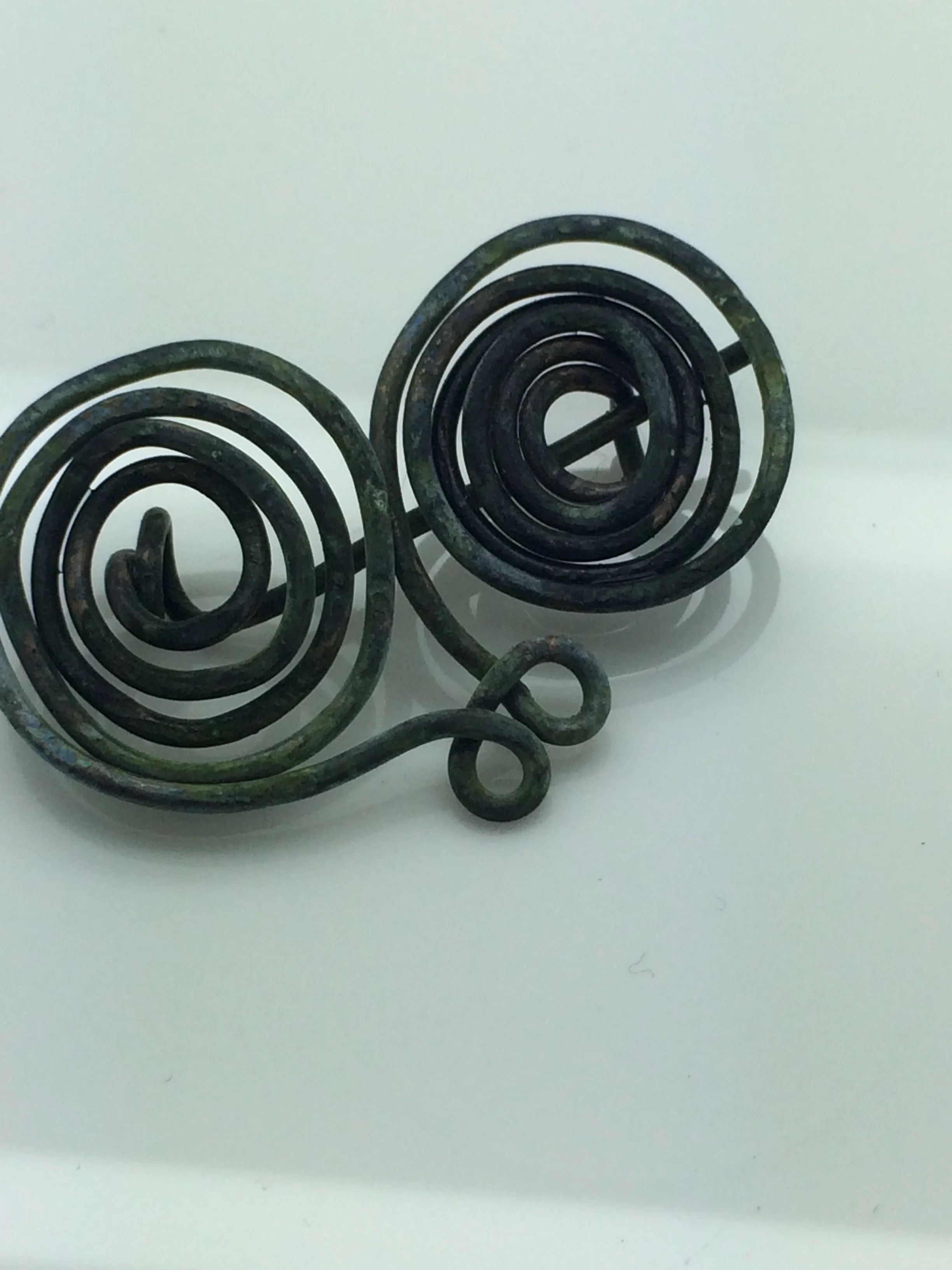 Bronze Fibula 2015. Patterned after an Ancient Greek design.