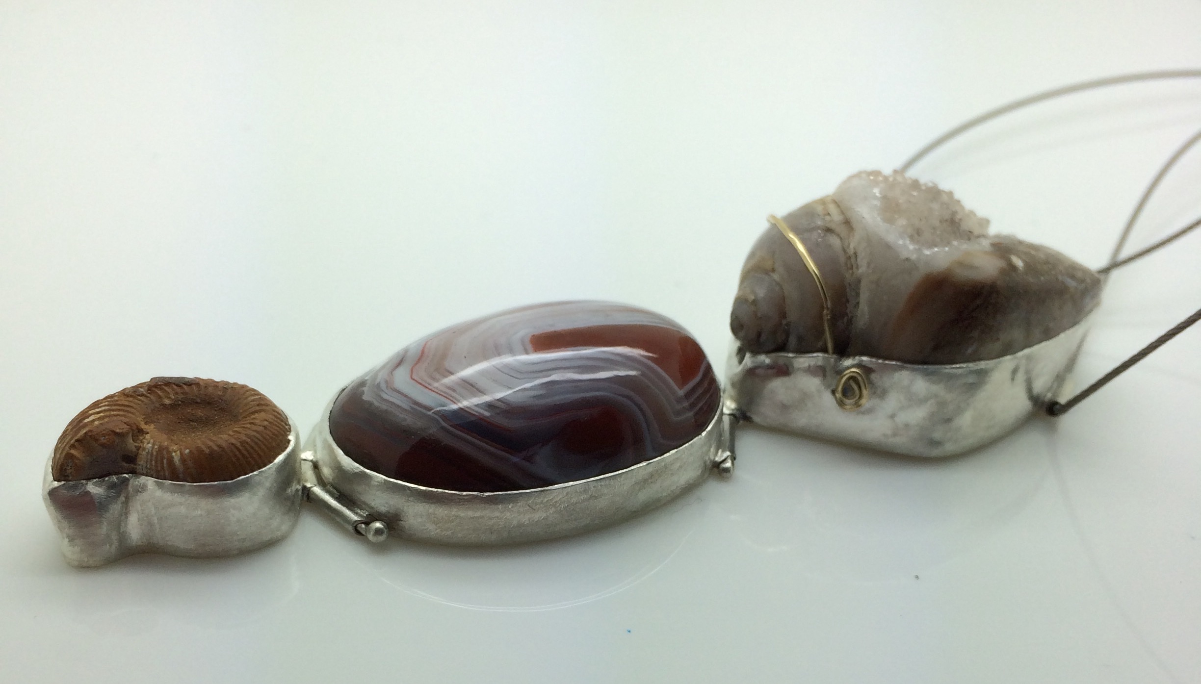 Childhood Agate Necklace 2015. Made in Alison Antelman's Class.