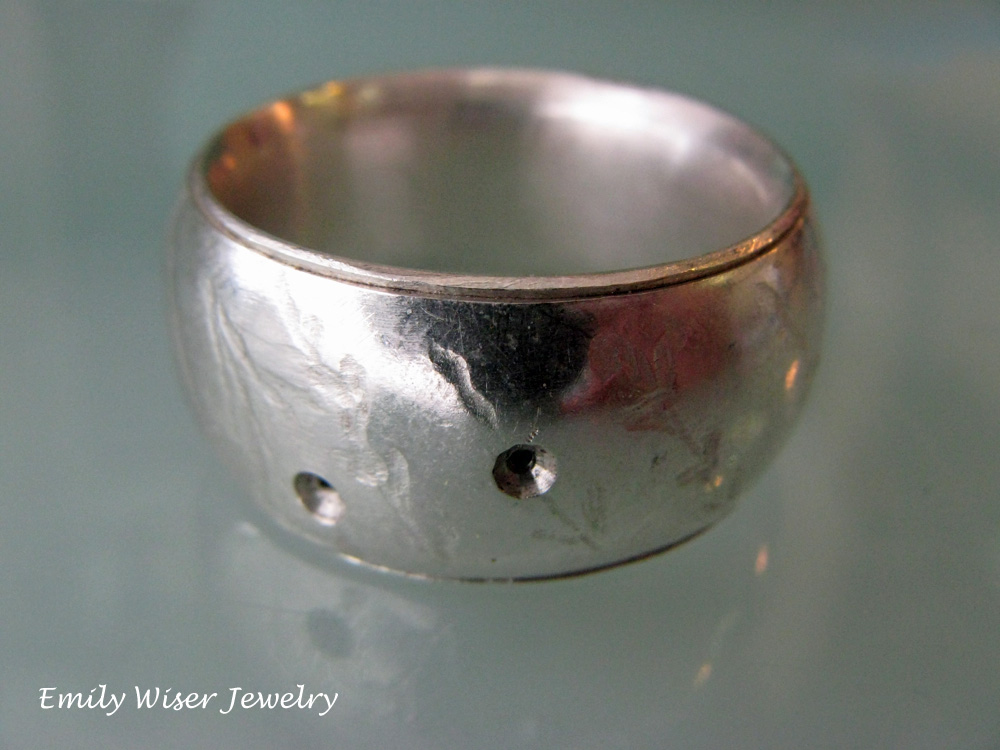 Hollow Sterling Silver Ring. 2013? Made at Revere.