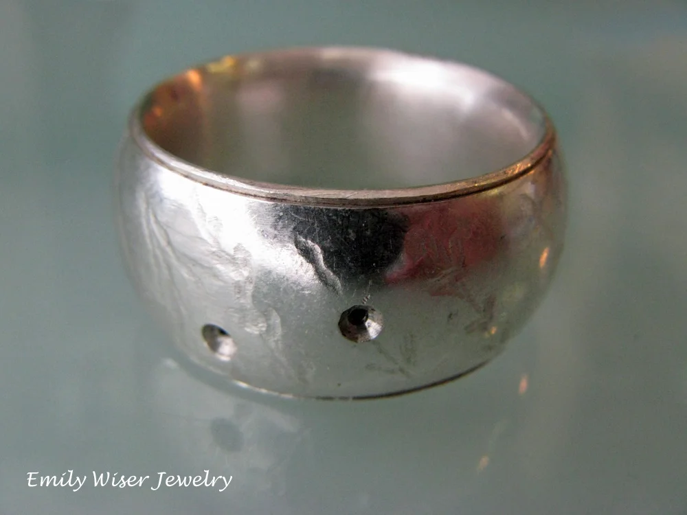 Hollow Sterling Silver Ring. 2013? Made at Revere.