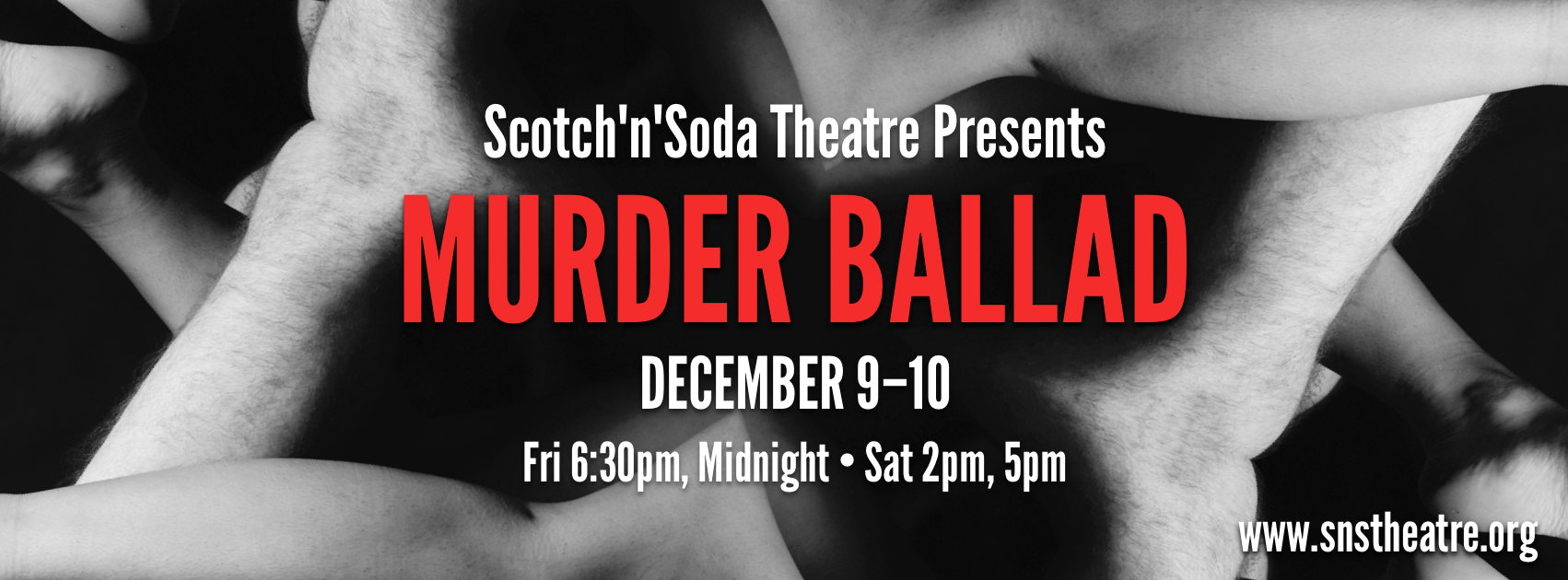 The Facebook cover photo, which gave production members and Scotch'n'Soda members an easy way to promote the show to their friends online.