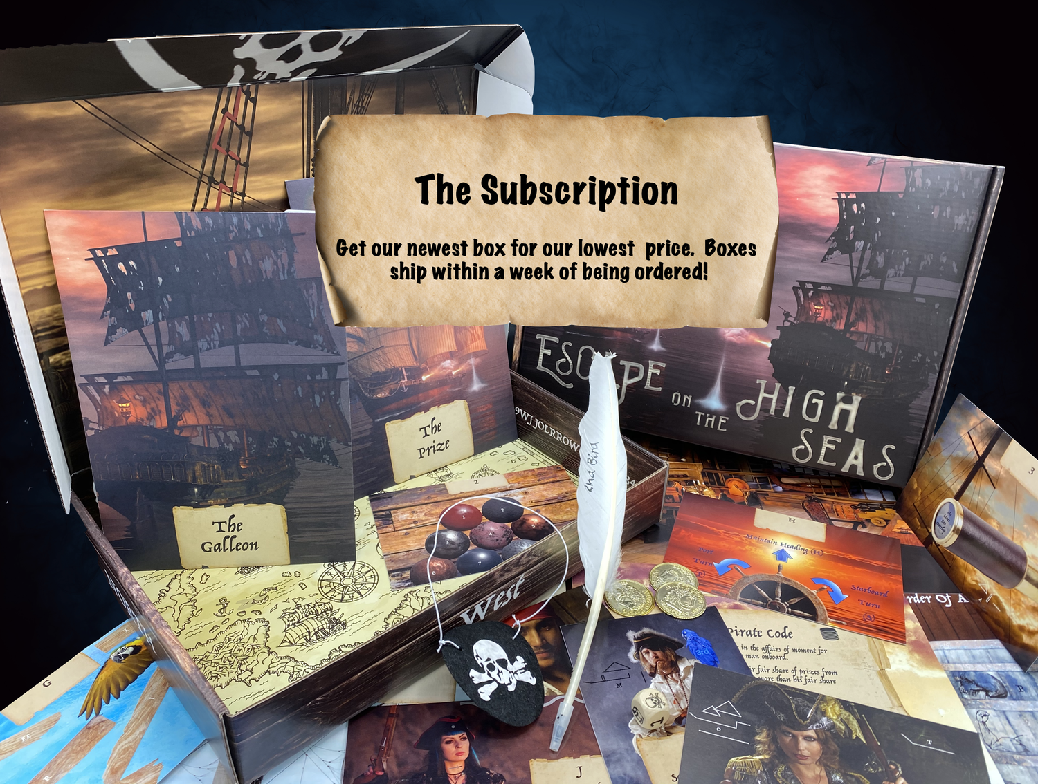 Murder Mystery Game Subscription Box - Cratejoy